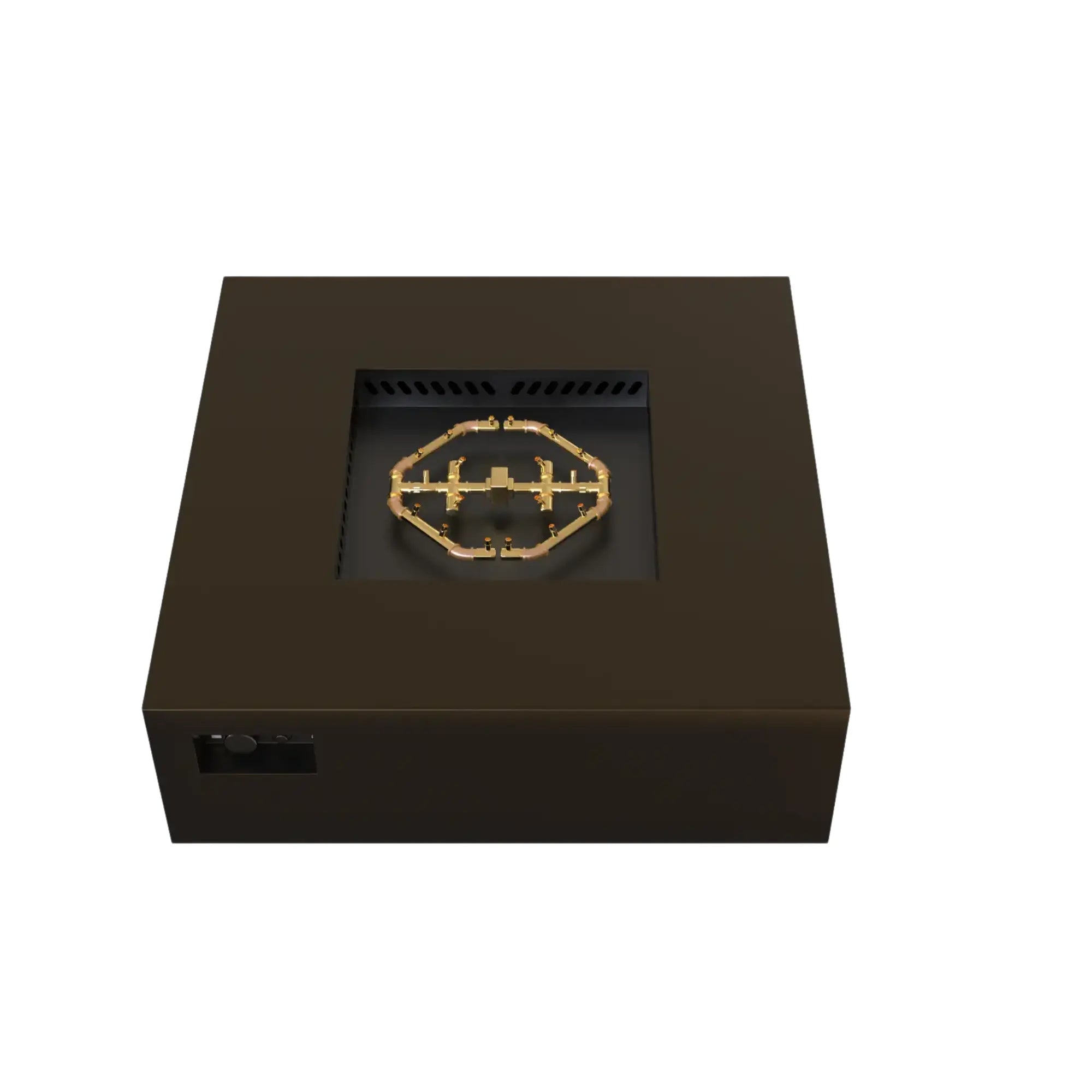 S48 AON 48″ Square Steel Gas Fire Table – Warming Trends Warming Trends