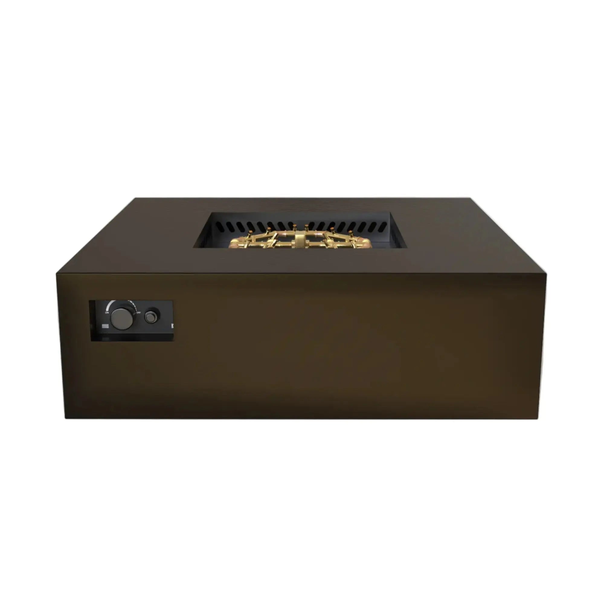 S48 AON 48″ Square Steel Gas Fire Table – Warming Trends Warming Trends