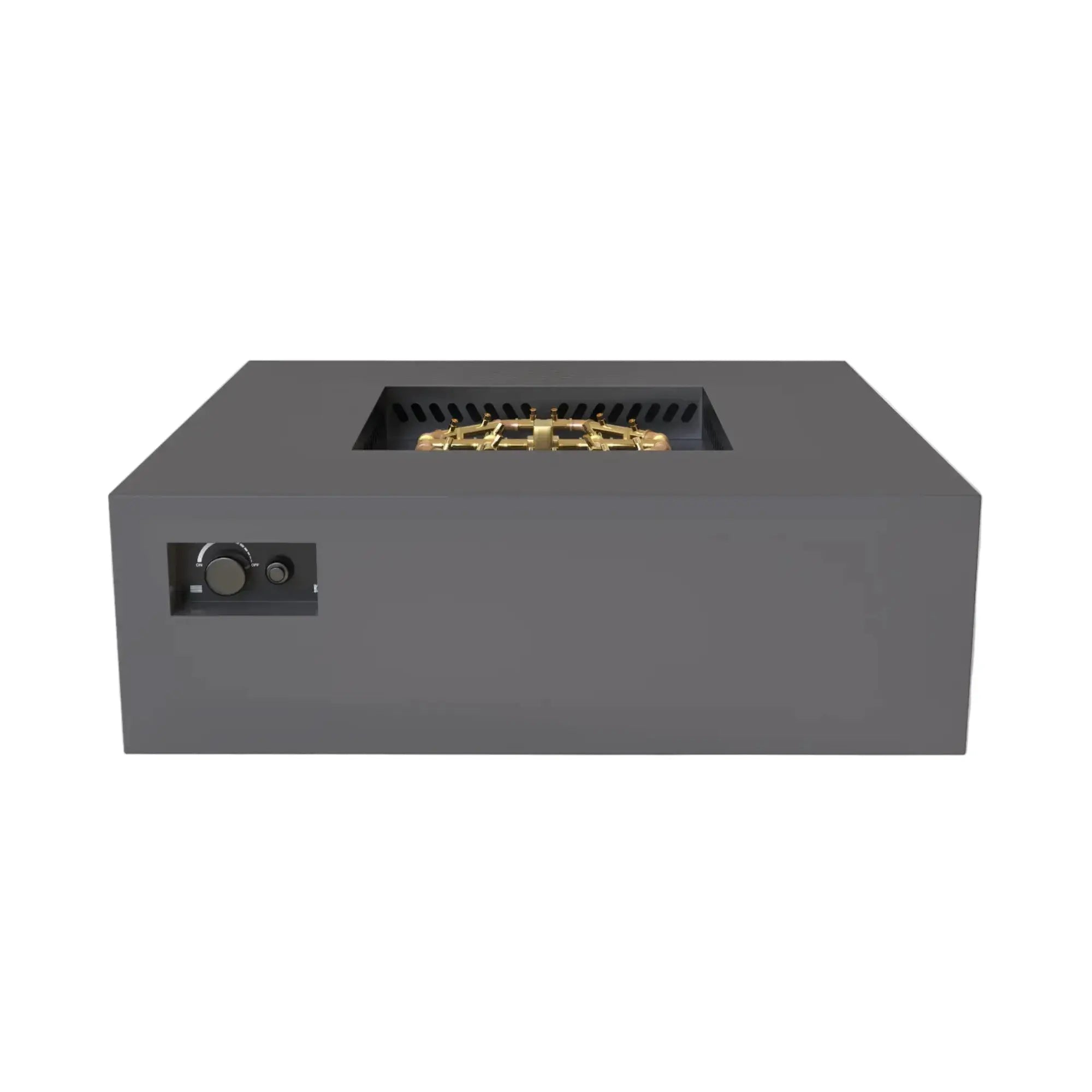 S48 AON 48″ Square Steel Gas Fire Table – Warming Trends Warming Trends