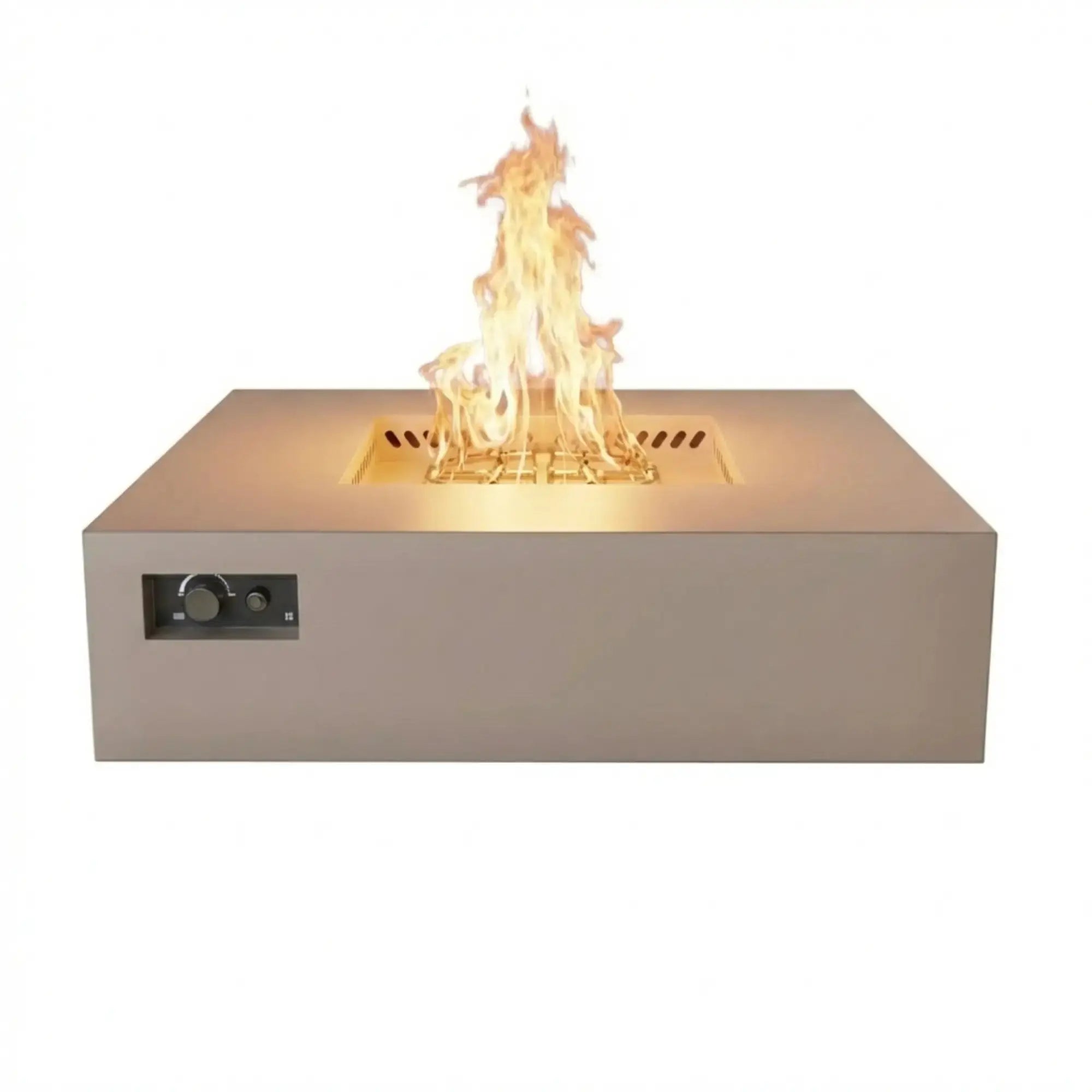 S48 AON 48″ Square Steel Gas Fire Table – Warming Trends Warming Trends