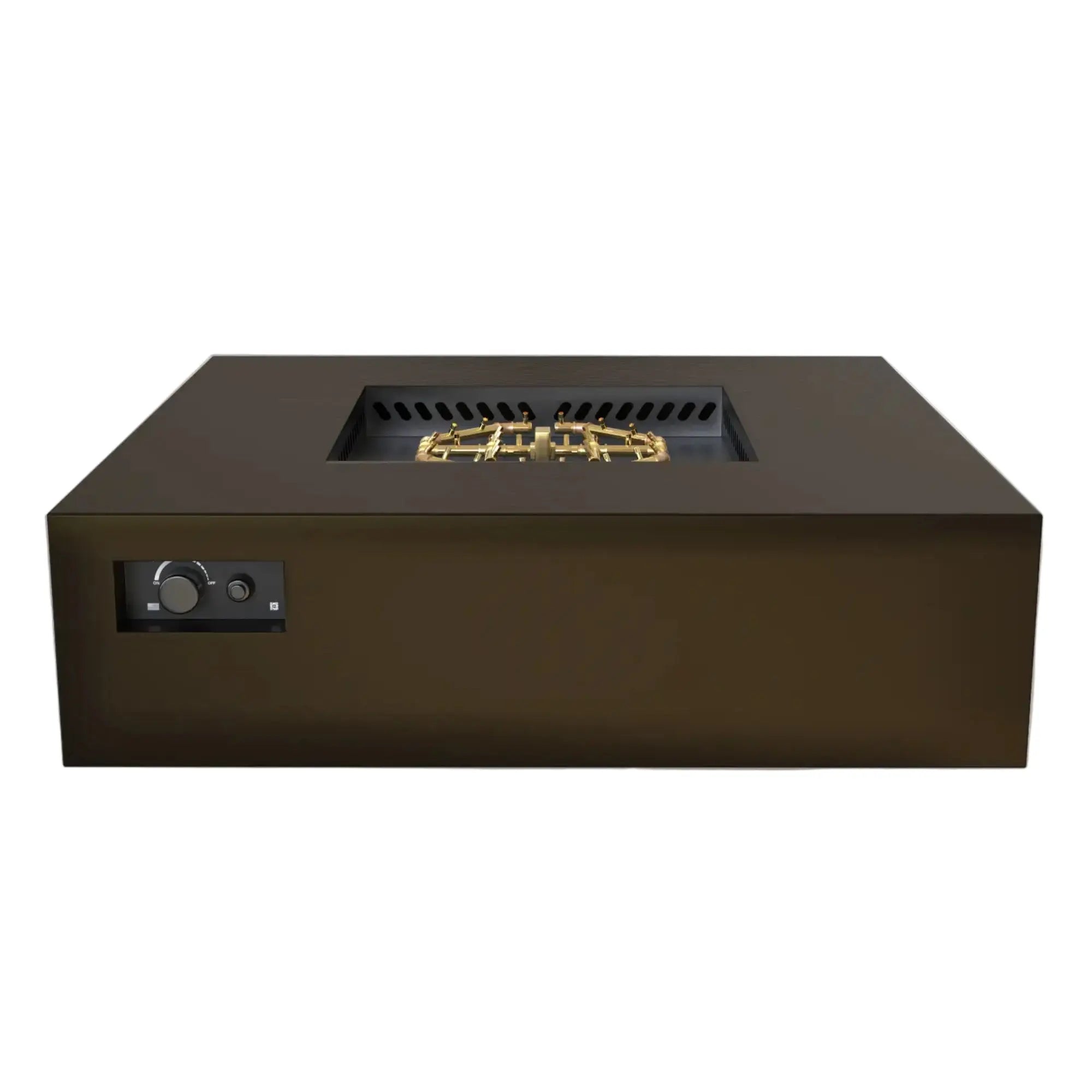S56 AON 56″ Square Steel Gas Fire Table – Warming Trends Warming Trends