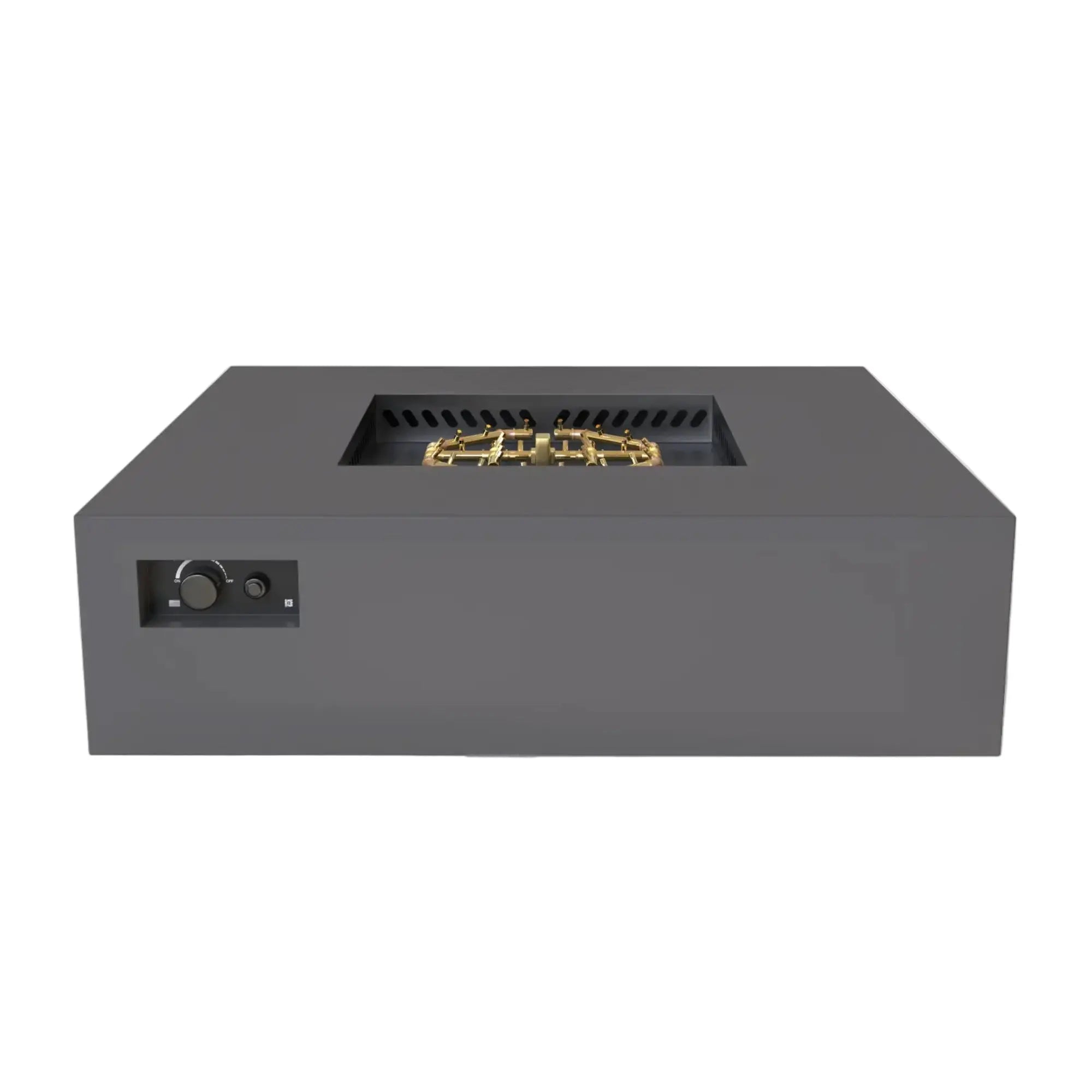 S56 AON 56″ Square Steel Gas Fire Table – Warming Trends Warming Trends