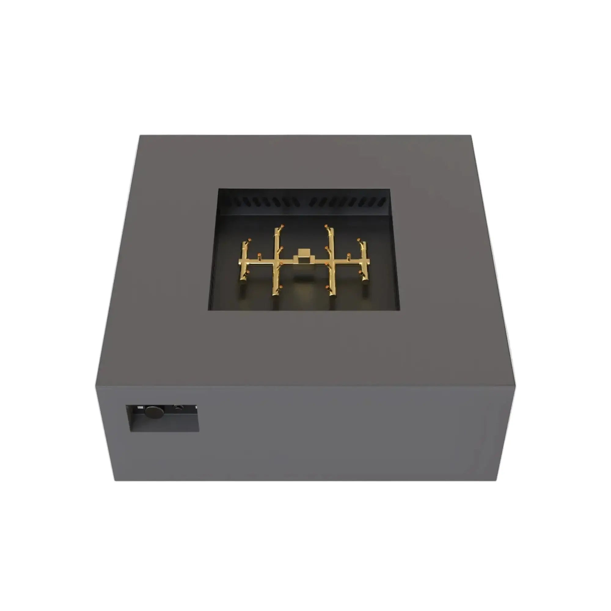 S56 AON 56″ Square Steel Gas Fire Table – Warming Trends Warming Trends