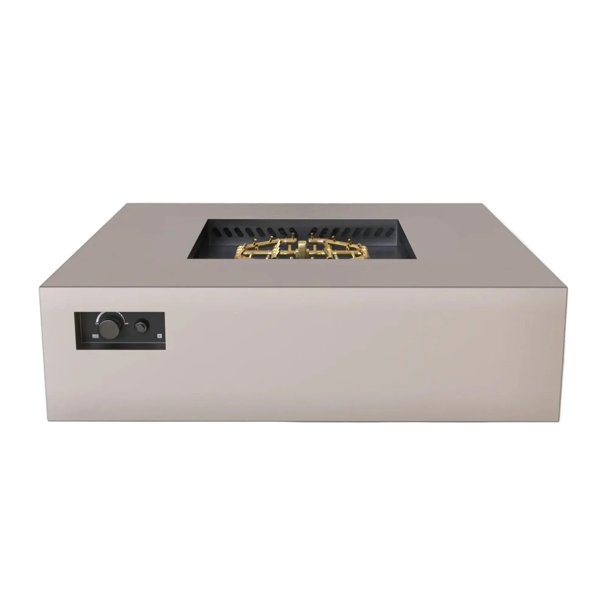S56 AON 56″ Square Steel Gas Fire Table – Warming Trends Warming Trends