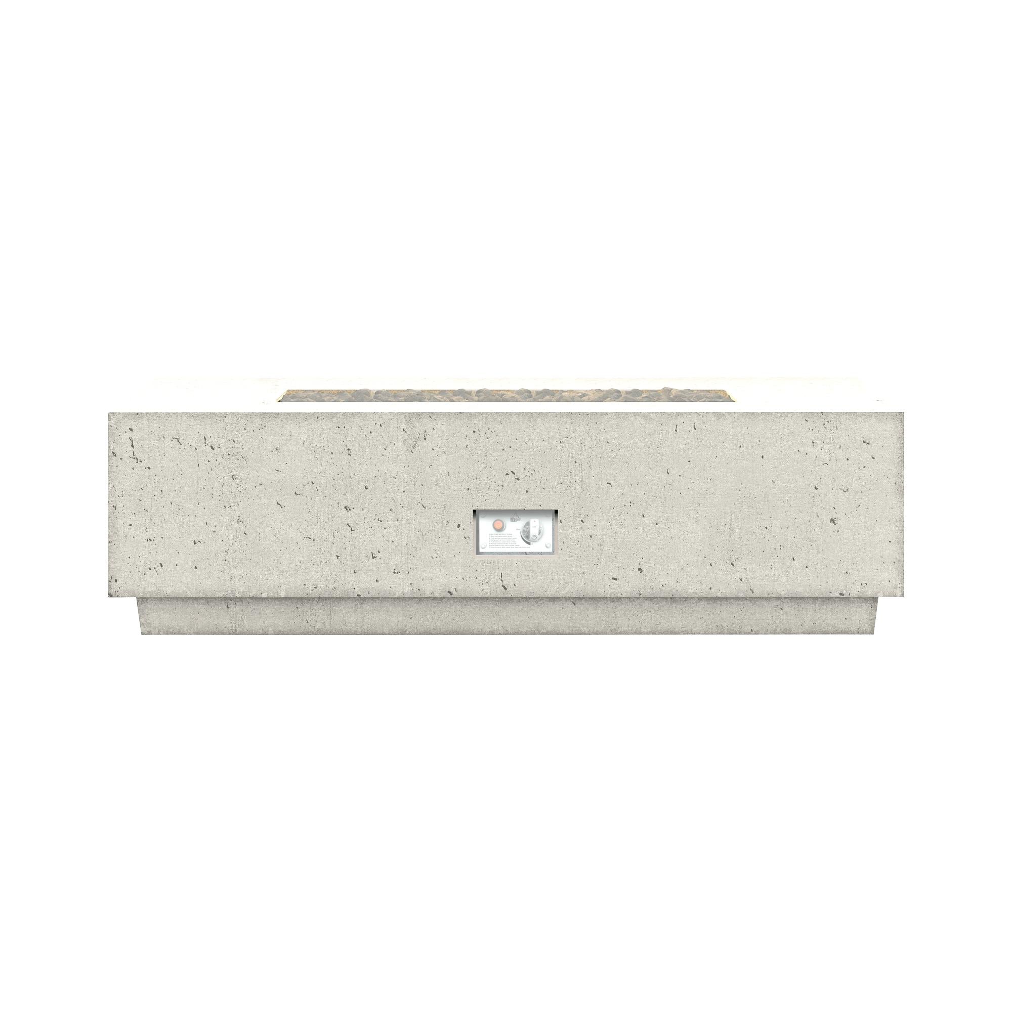 Sanctuary 56″ Rectangular Concrete Gas Fire Table – SAN130 – by Firegear