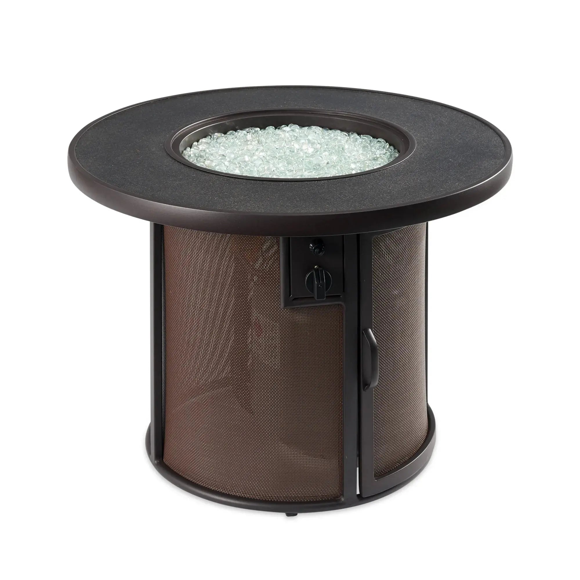 Stonefire 32″ Round Gas Fire Pit Table – The Outdoor GreatRoom Company The Outdoor GreatRoom Company