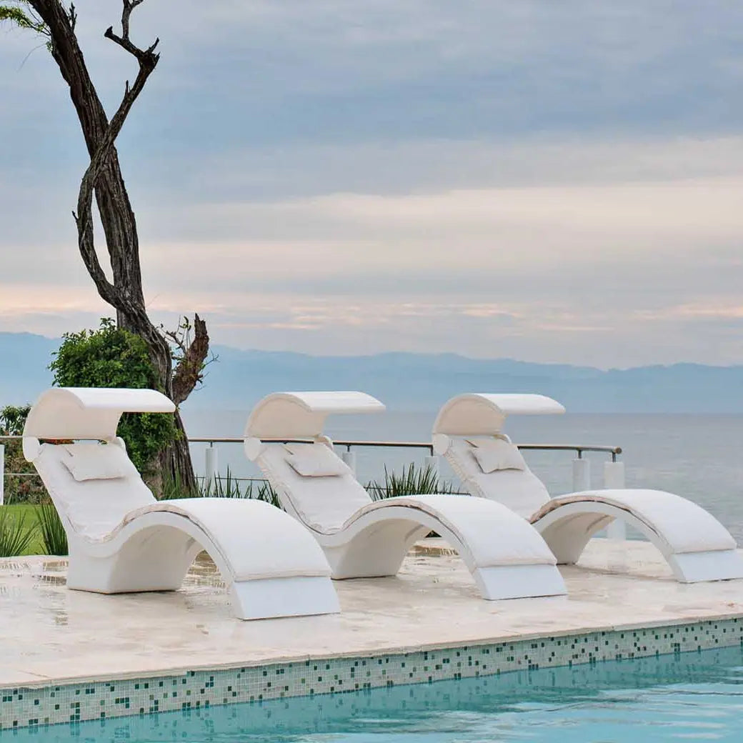Ledge Lounger Signature Chaise Shade Fabric Sun Shade - view 4