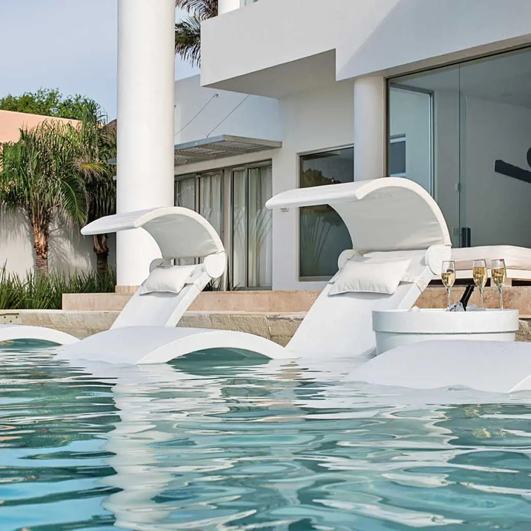 Ledge Lounger Signature Chaise Shade Fabric Sun Shade - view 5