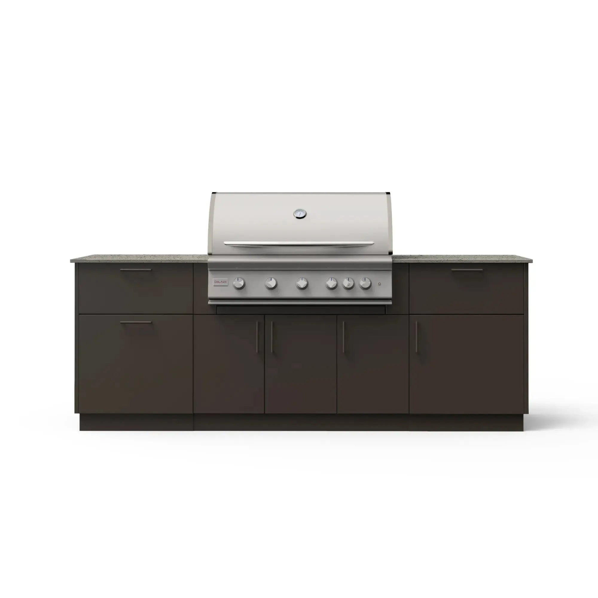 Blaze Sunrise 8-Ft Outdoor Kitchen Island w/ 40-Inch Premium LTE+ Gas Grill Blaze