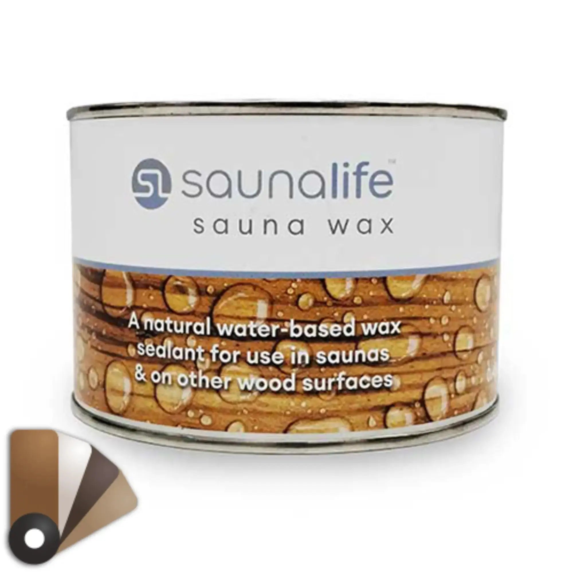 SaunaLife Sauna Wax Water-Repellant and Protective Coating, 15.2 oz SaunaLife