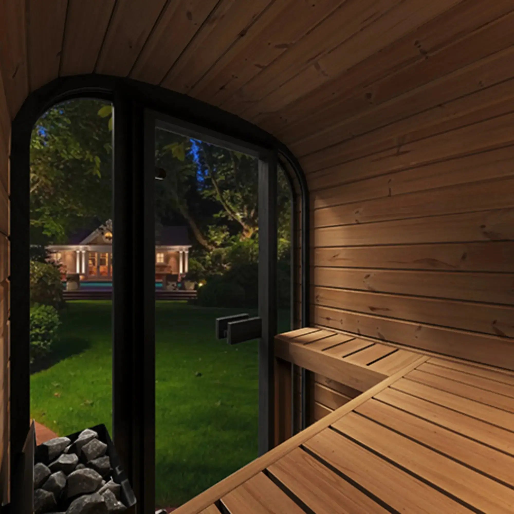 SaunaLife Model CL3G Cube Series Outdoor Sauna Kit SaunaLife
