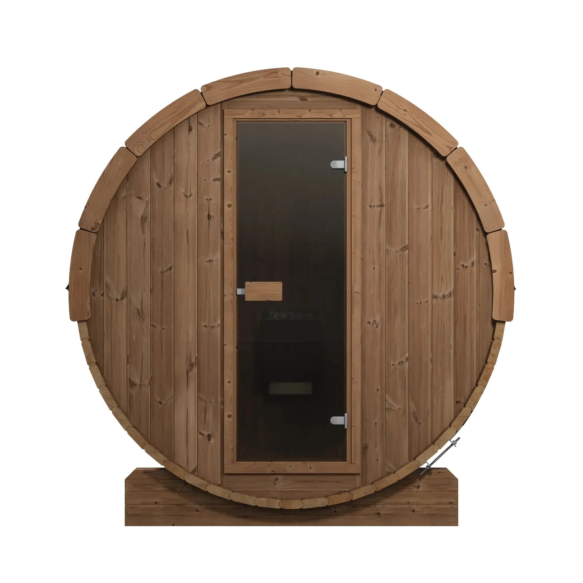 SaunaLife Model E8 Ergo Series Outdoor Sauna Barrel Kit SaunaLife