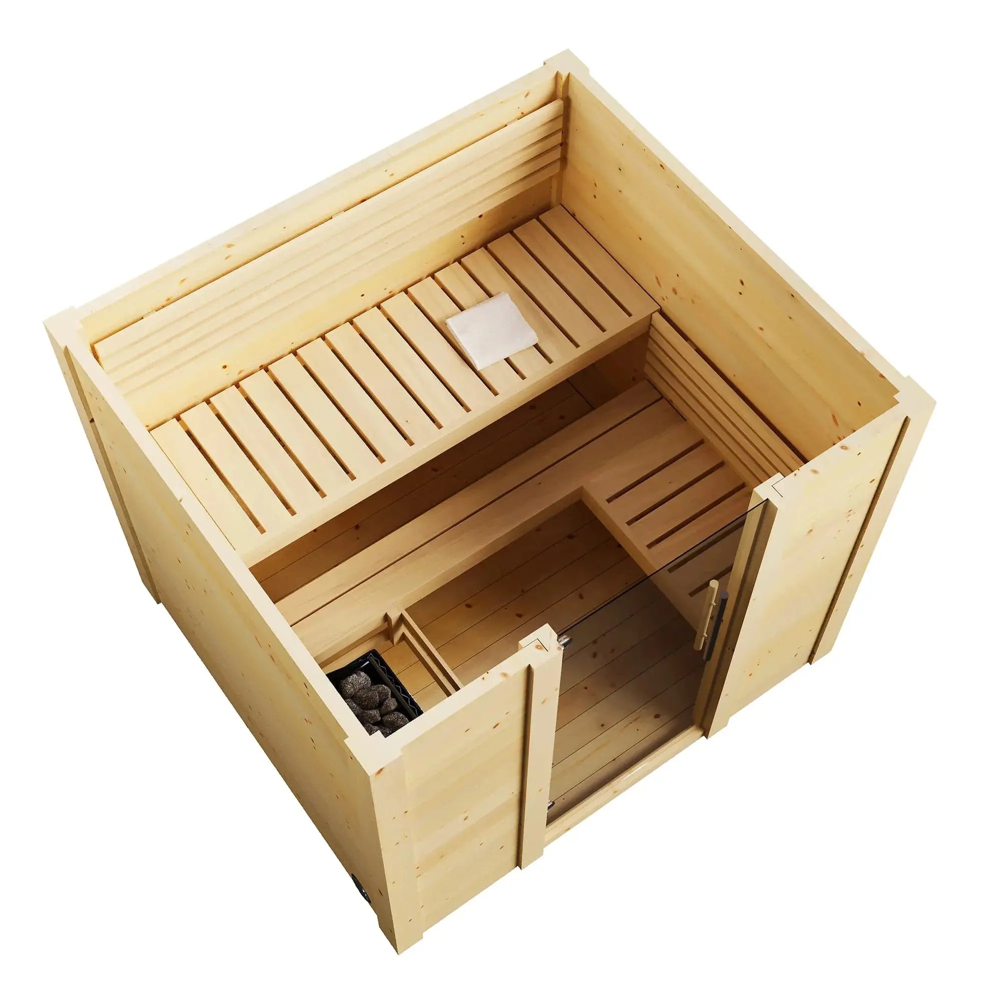 SaunaLife Model G2 Garden Series Outdoor Home Sauna Kit SaunaLife