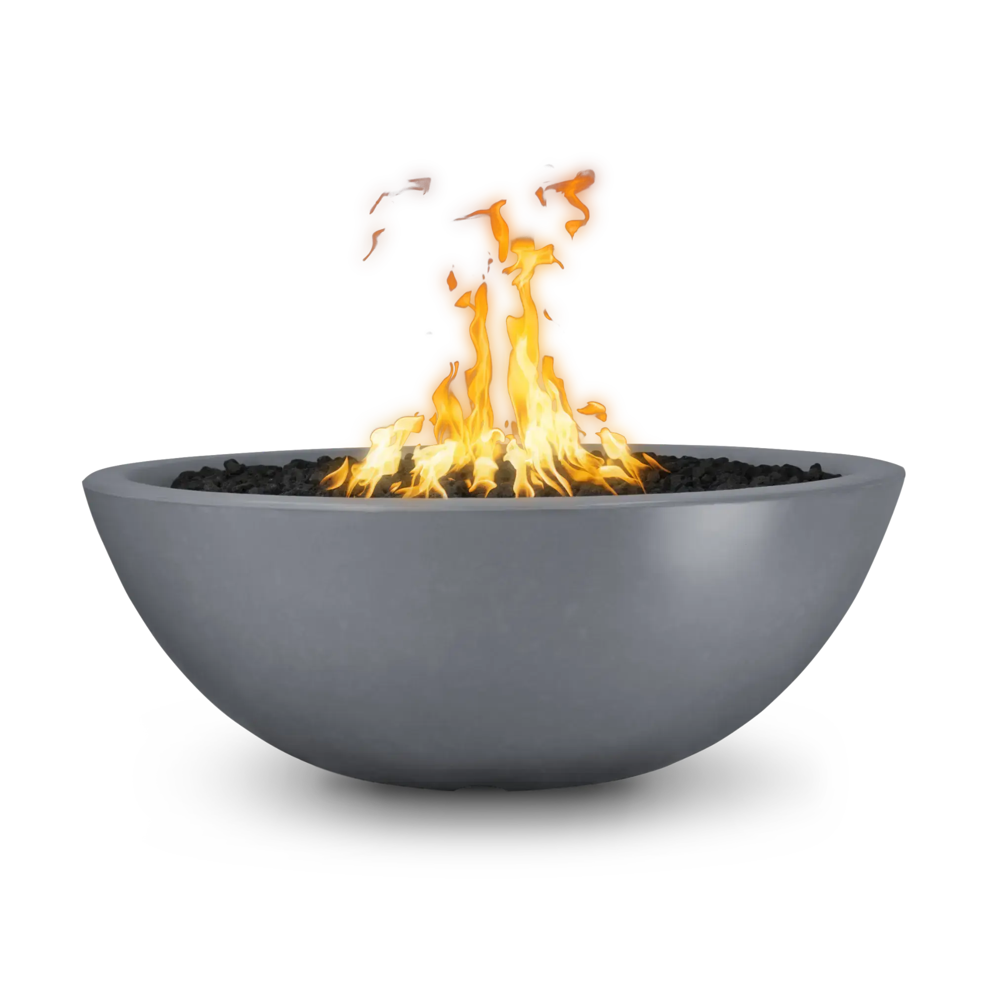 Sedona 60" Round Concrete Fire Pit – Narrow Ledge – The Outdoor Plus The Outdoor Plus