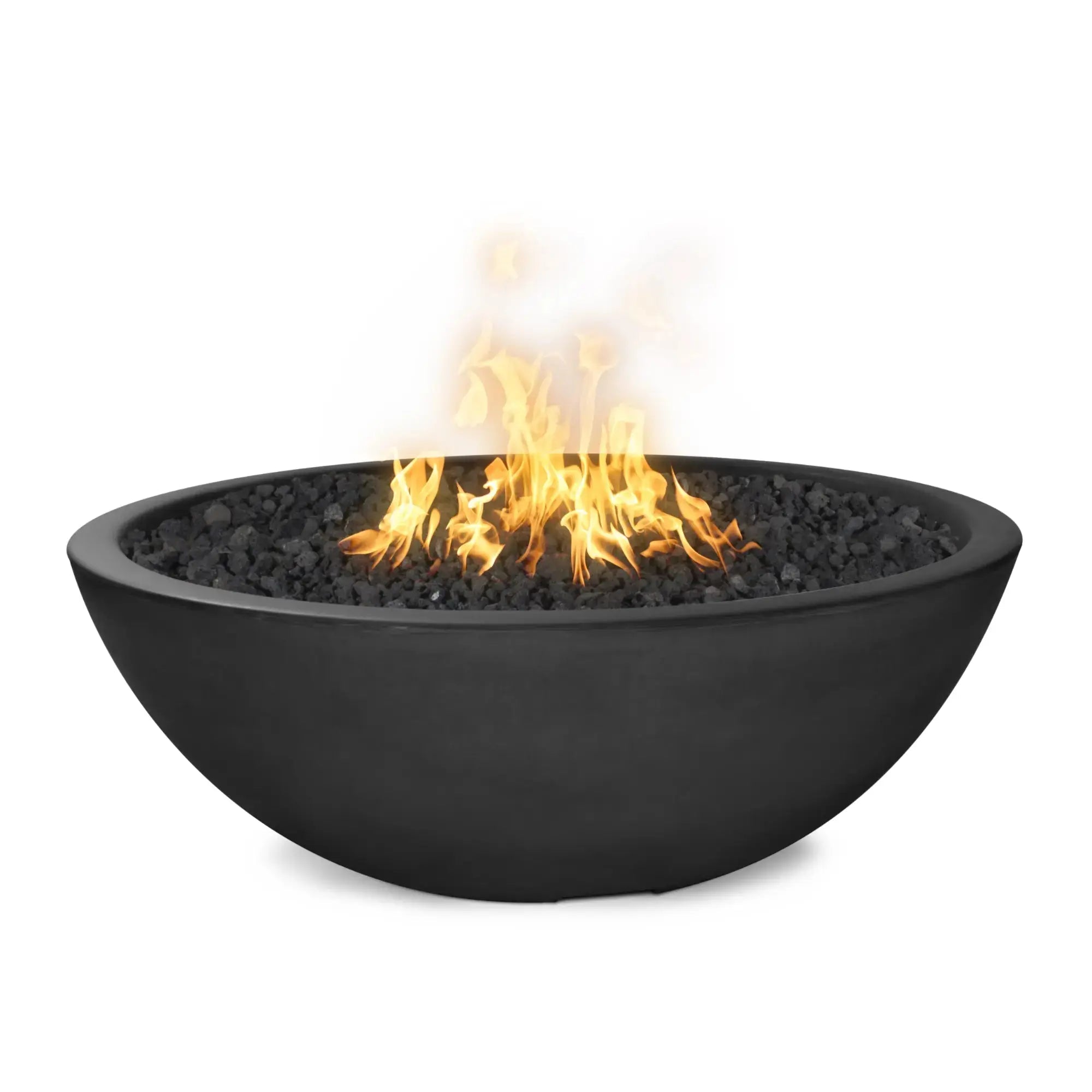 Sedona 60" Round Concrete Fire Pit – Narrow Ledge – The Outdoor Plus The Outdoor Plus