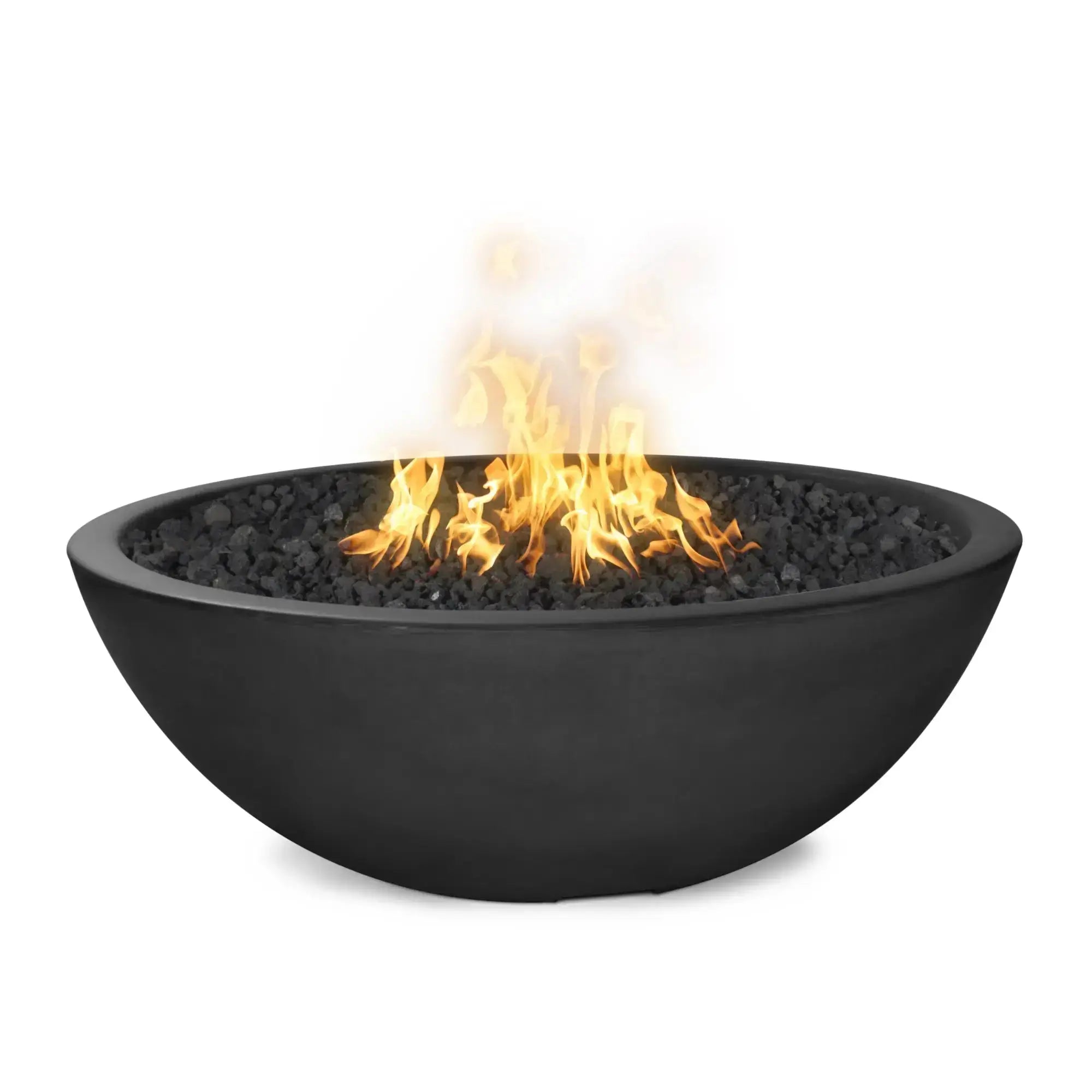 Sedona 60" Round Concrete Fire Pit – Narrow Ledge – The Outdoor Plus The Outdoor Plus