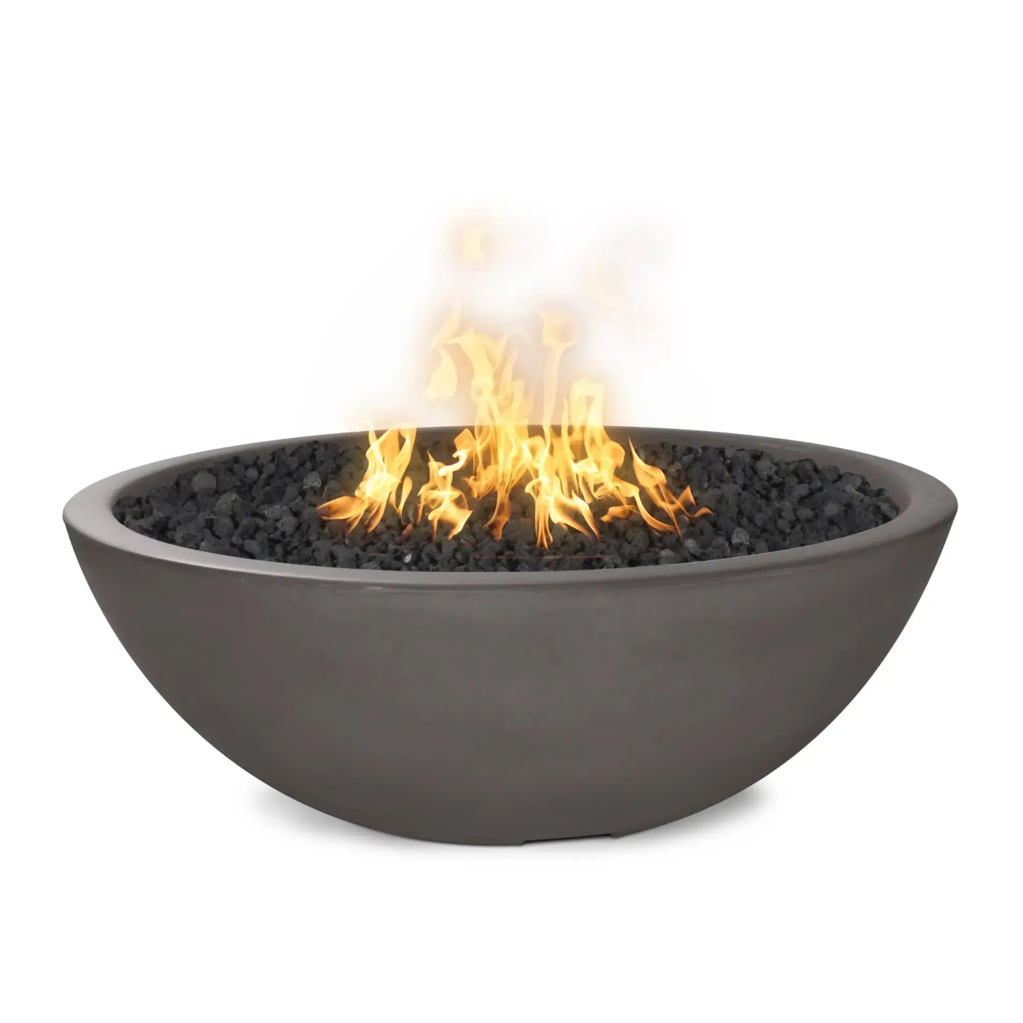 Sedona 60" Round Concrete Fire Pit – Narrow Ledge – The Outdoor Plus The Outdoor Plus