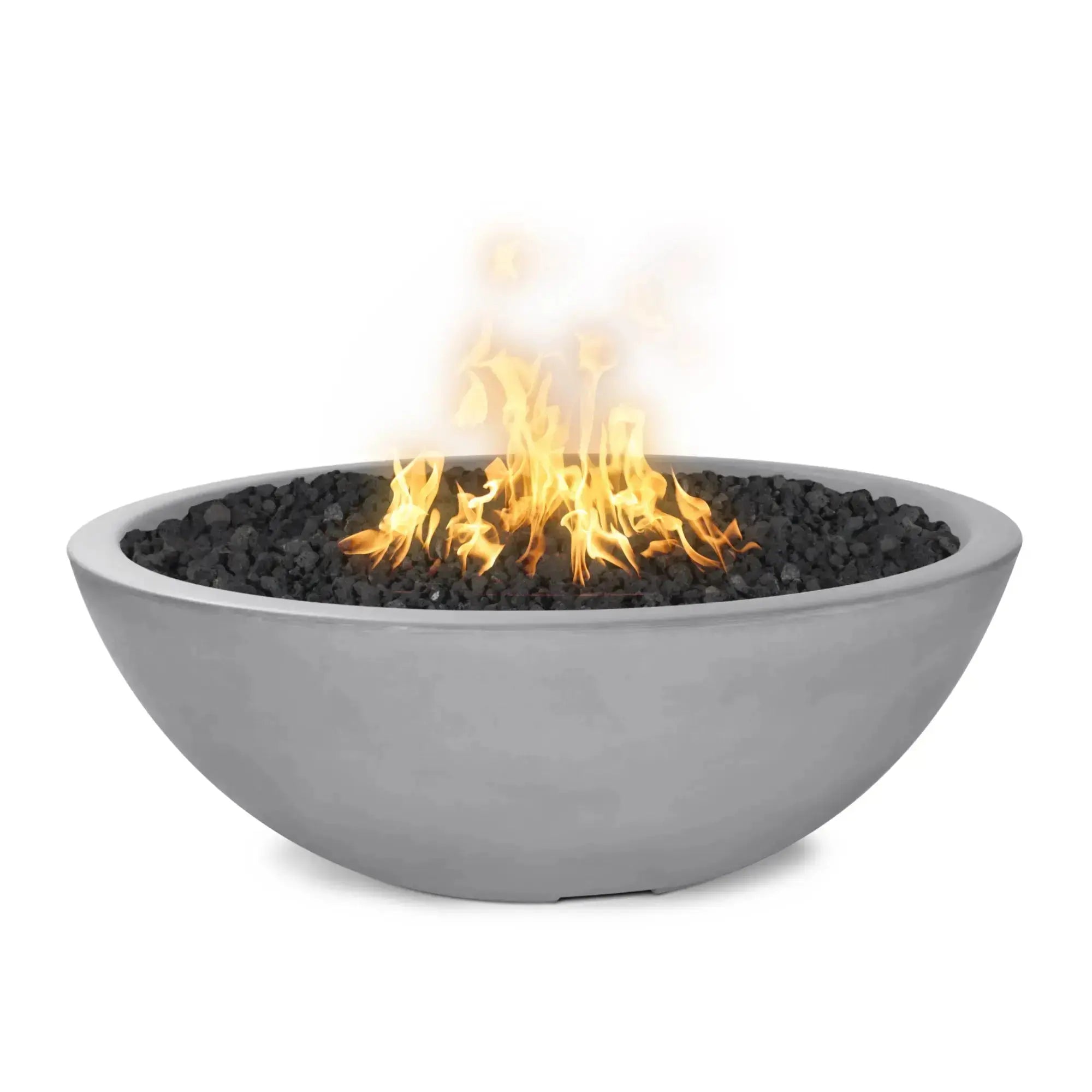 Sedona 60" Round Concrete Fire Pit – Narrow Ledge – The Outdoor Plus The Outdoor Plus