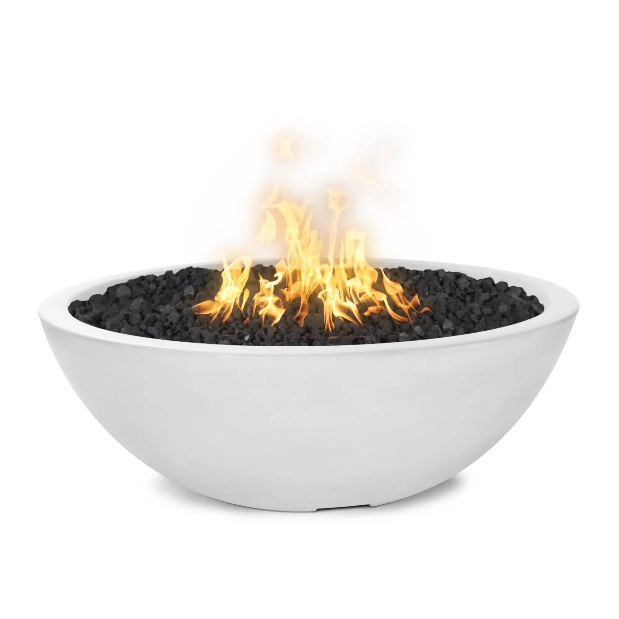 Sedona 60" Round Concrete Fire Pit – Narrow Ledge – The Outdoor Plus The Outdoor Plus
