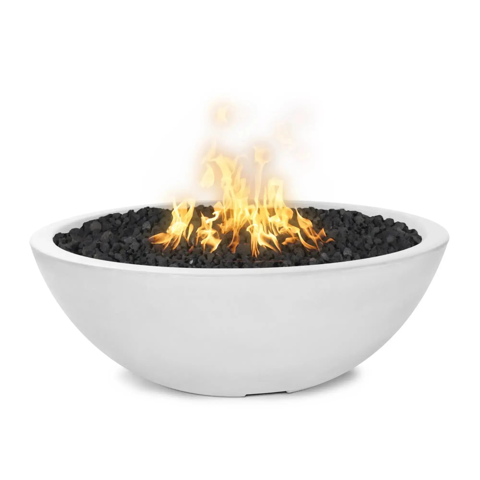 Sedona 60" Round Concrete Fire Pit – Narrow Ledge – The Outdoor Plus The Outdoor Plus