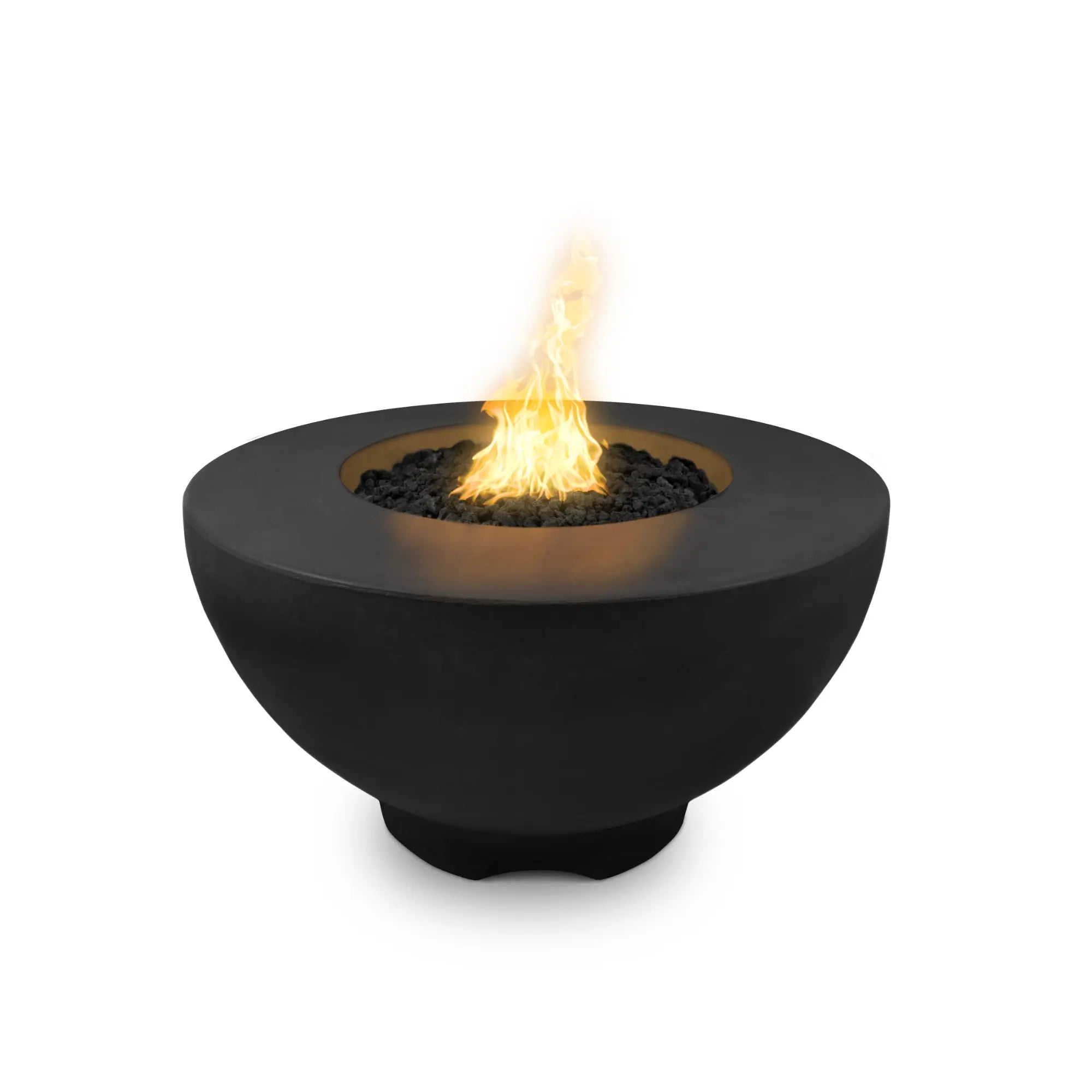 Sienna 37" Round Concrete Gas Fire Pit – The Outdoor Plus The Outdoor Plus