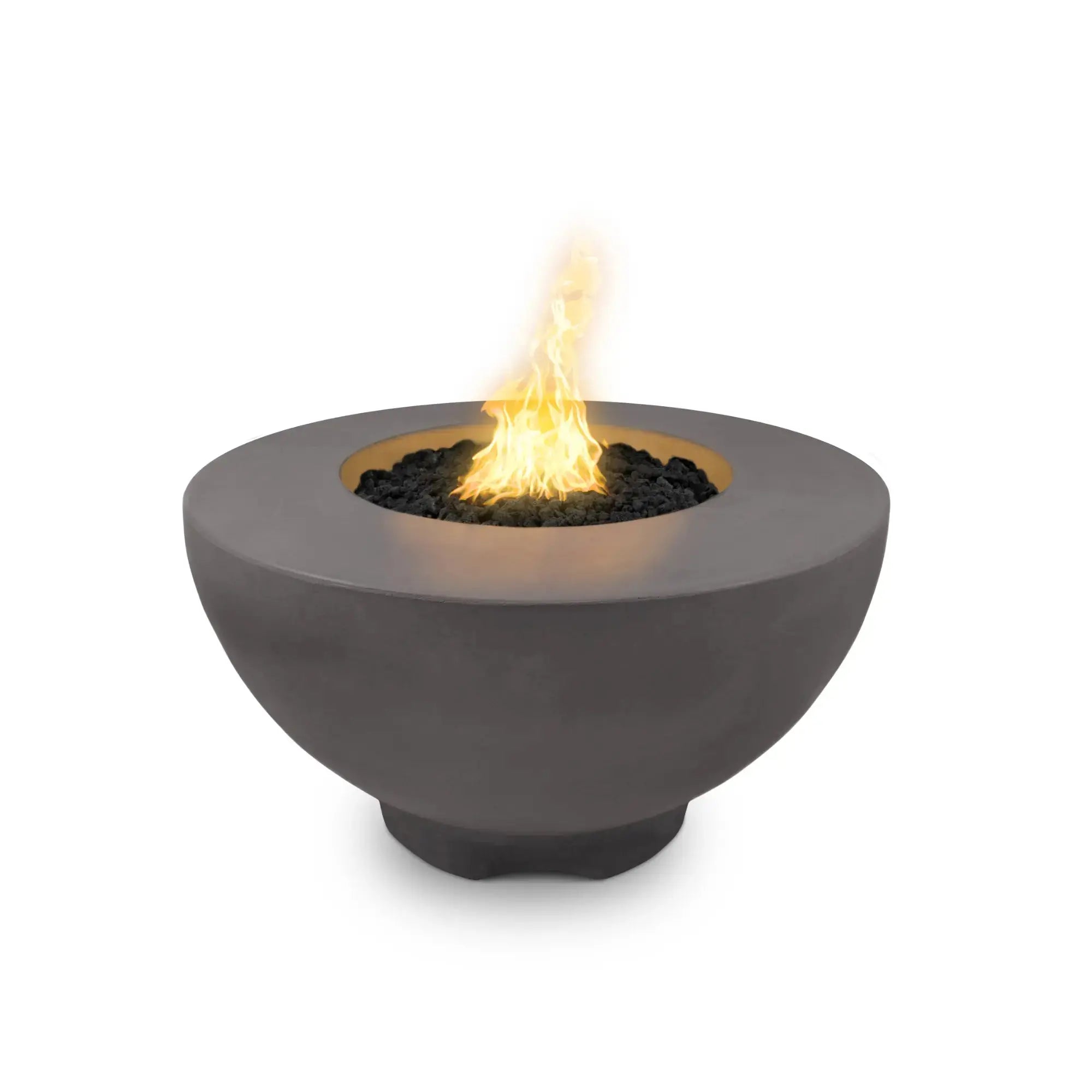 Sienna 37" Round Concrete Gas Fire Pit – The Outdoor Plus The Outdoor Plus