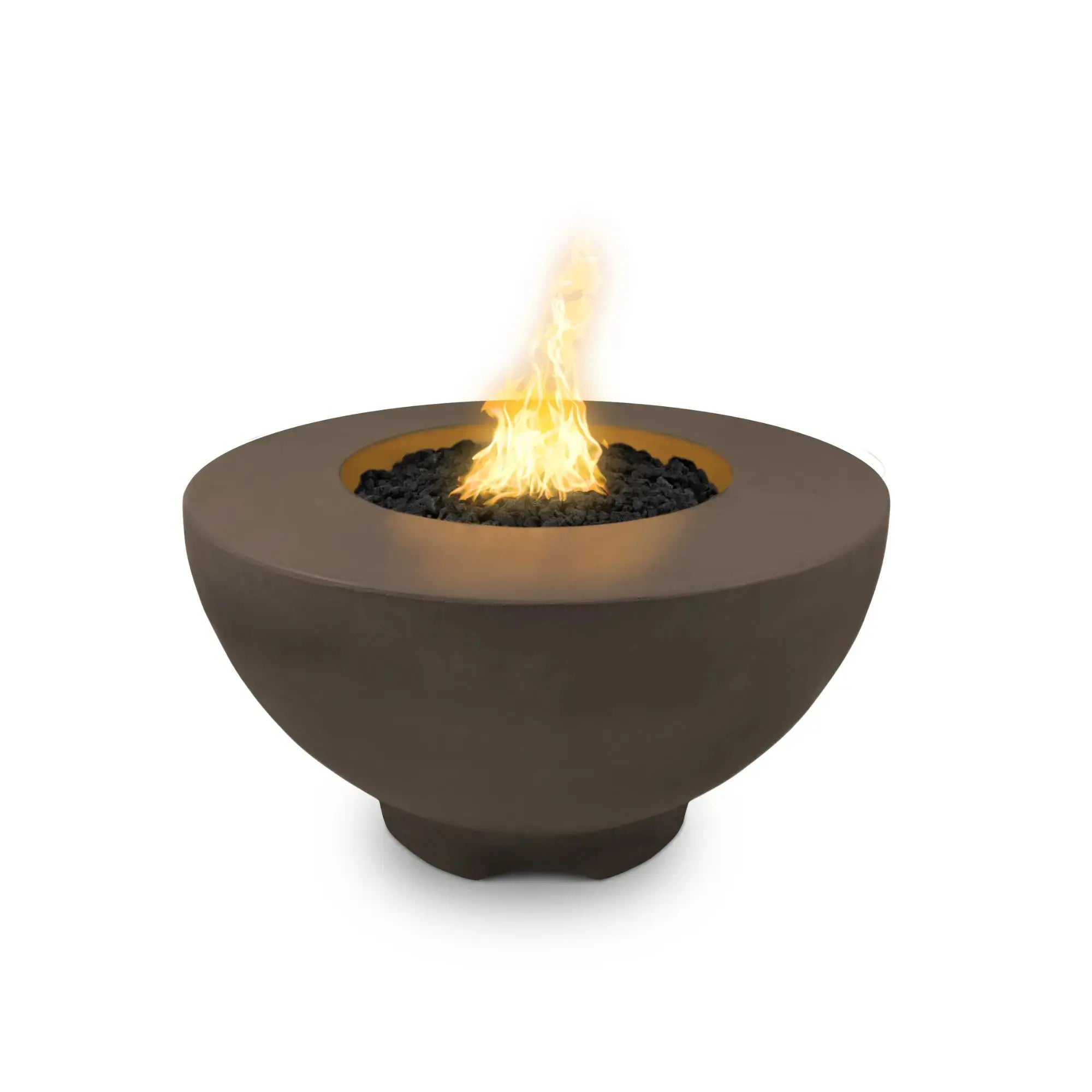 Sienna 37" Round Concrete Gas Fire Pit – The Outdoor Plus The Outdoor Plus