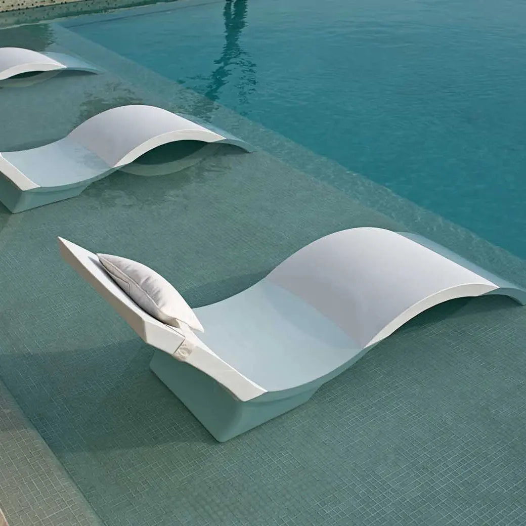 Ledge Lounger Signature Chaise Deep 74" Resin In-Pool Chaise Lounge - view 6
