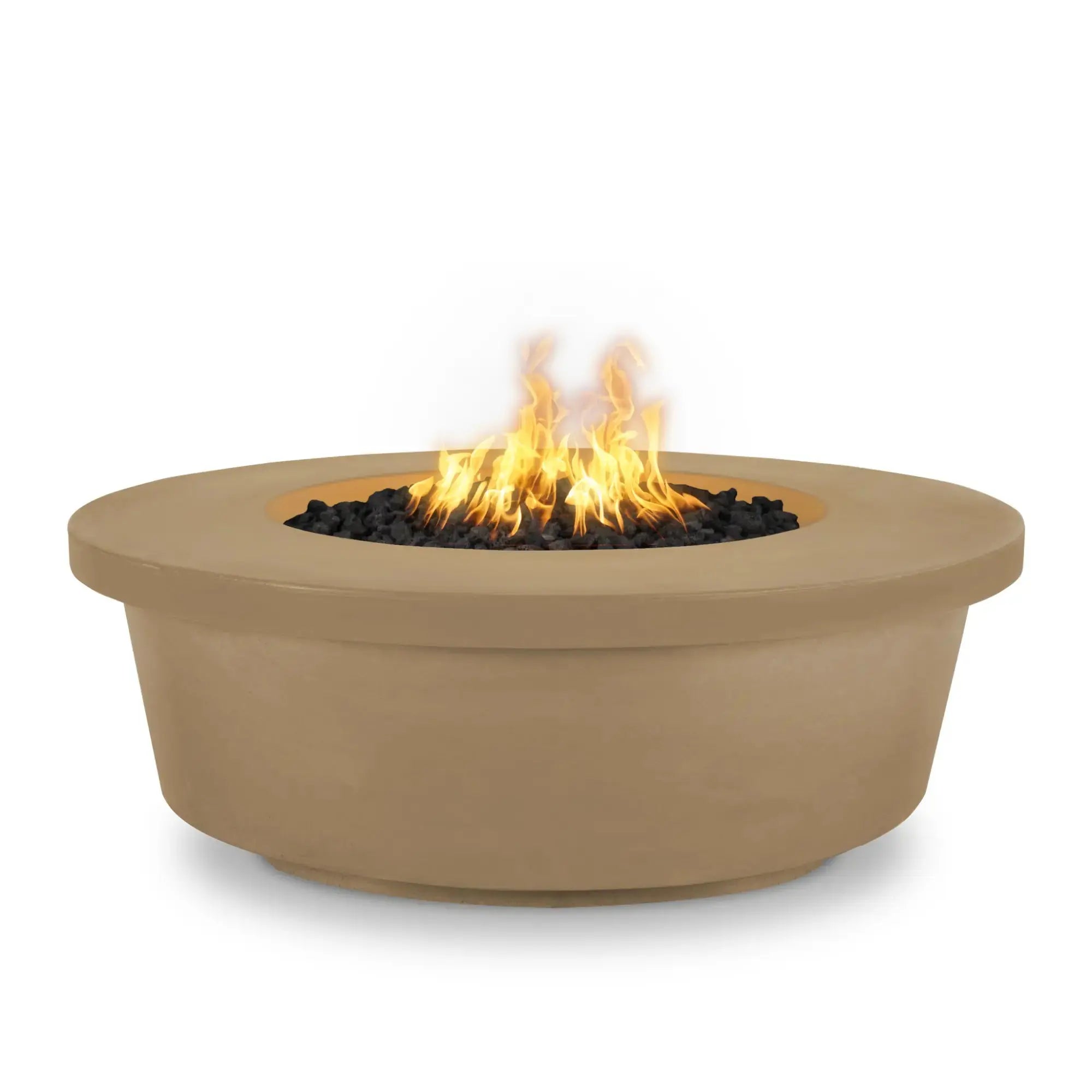 Tempe 48" Round Concrete Gas Fire Pit – The Outdoor Plus The Outdoor Plus