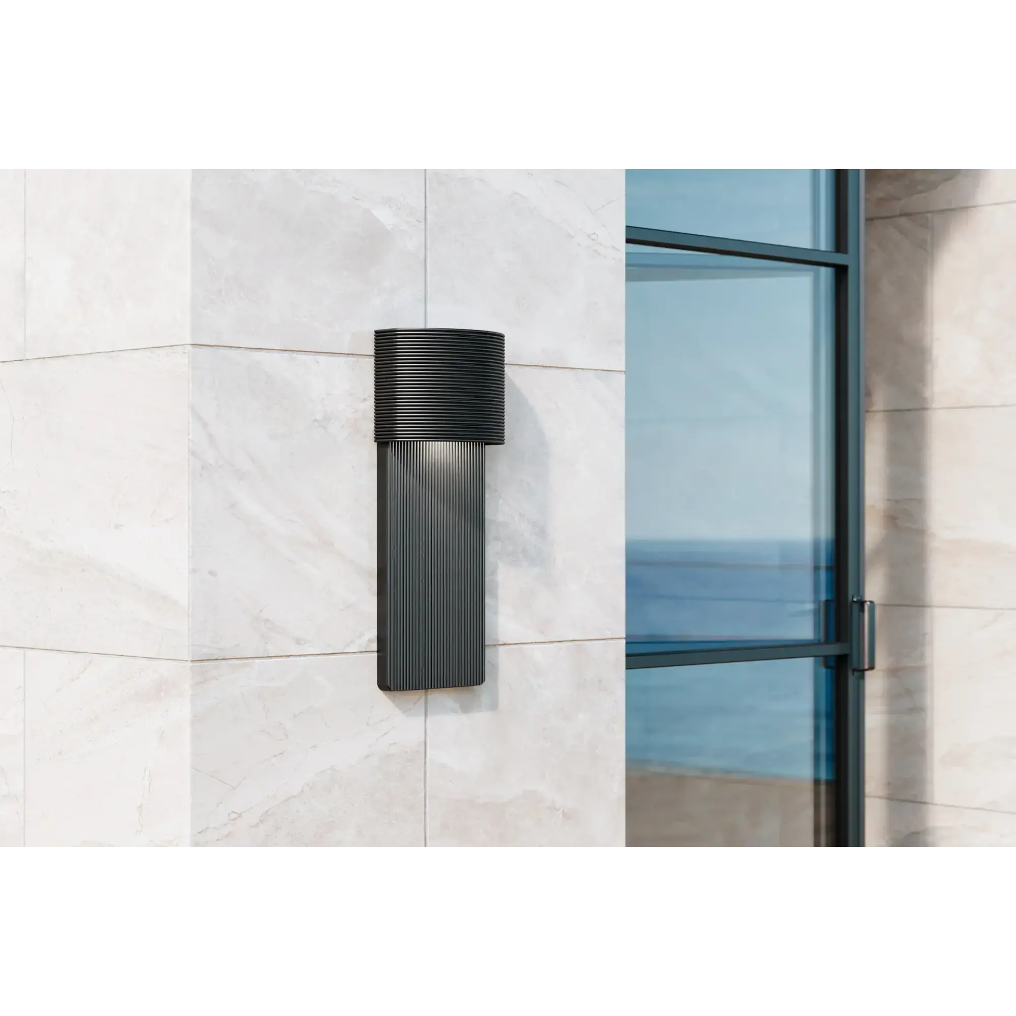 Troy Lighting Tempe 17-Inch Outdoor Wall Sconce - Soft Black - Wet Rated - B1217-SBK Troy Lighting