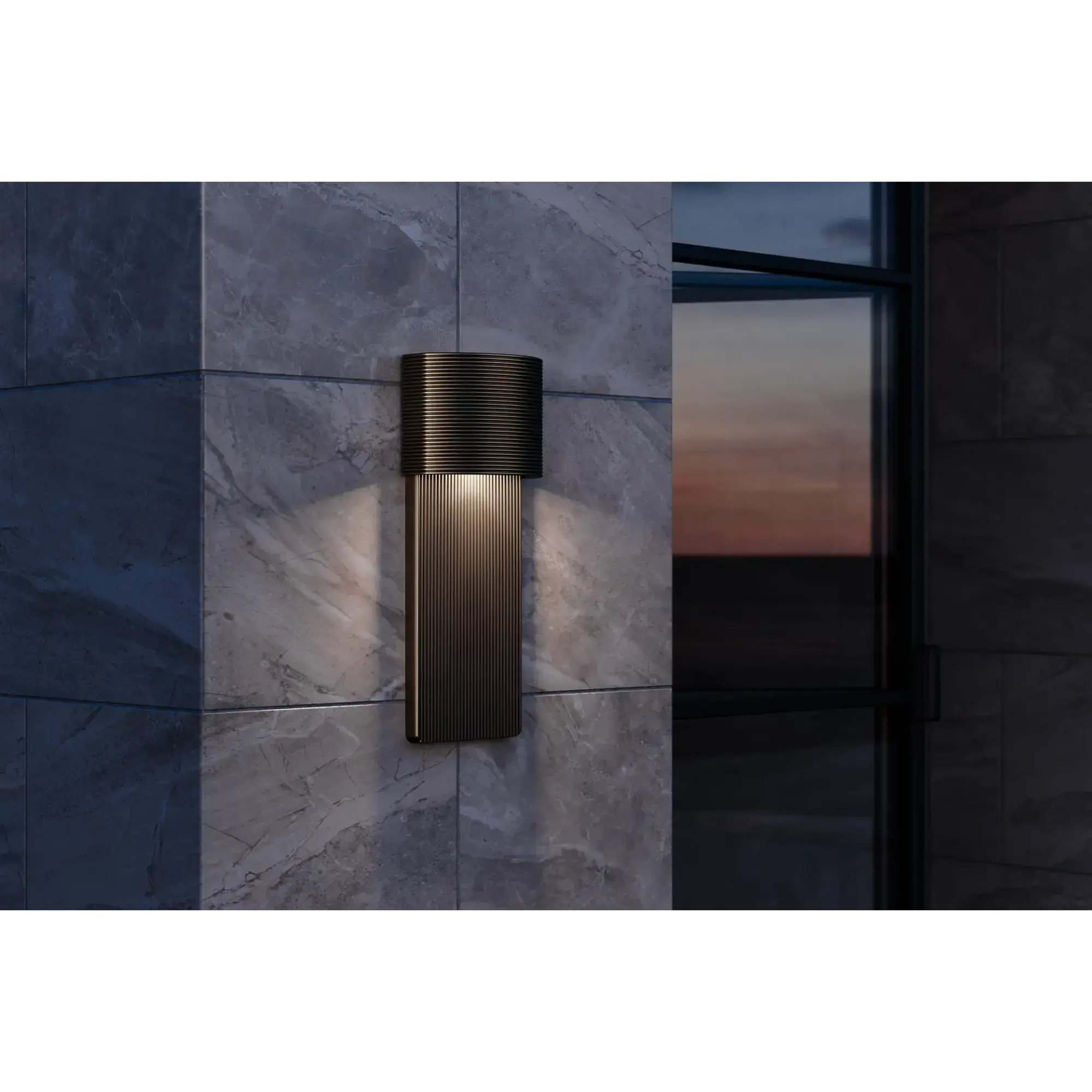 Troy Lighting Tempe 17-Inch Outdoor Wall Sconce - Soft Black - Wet Rated - B1217-SBK Troy Lighting