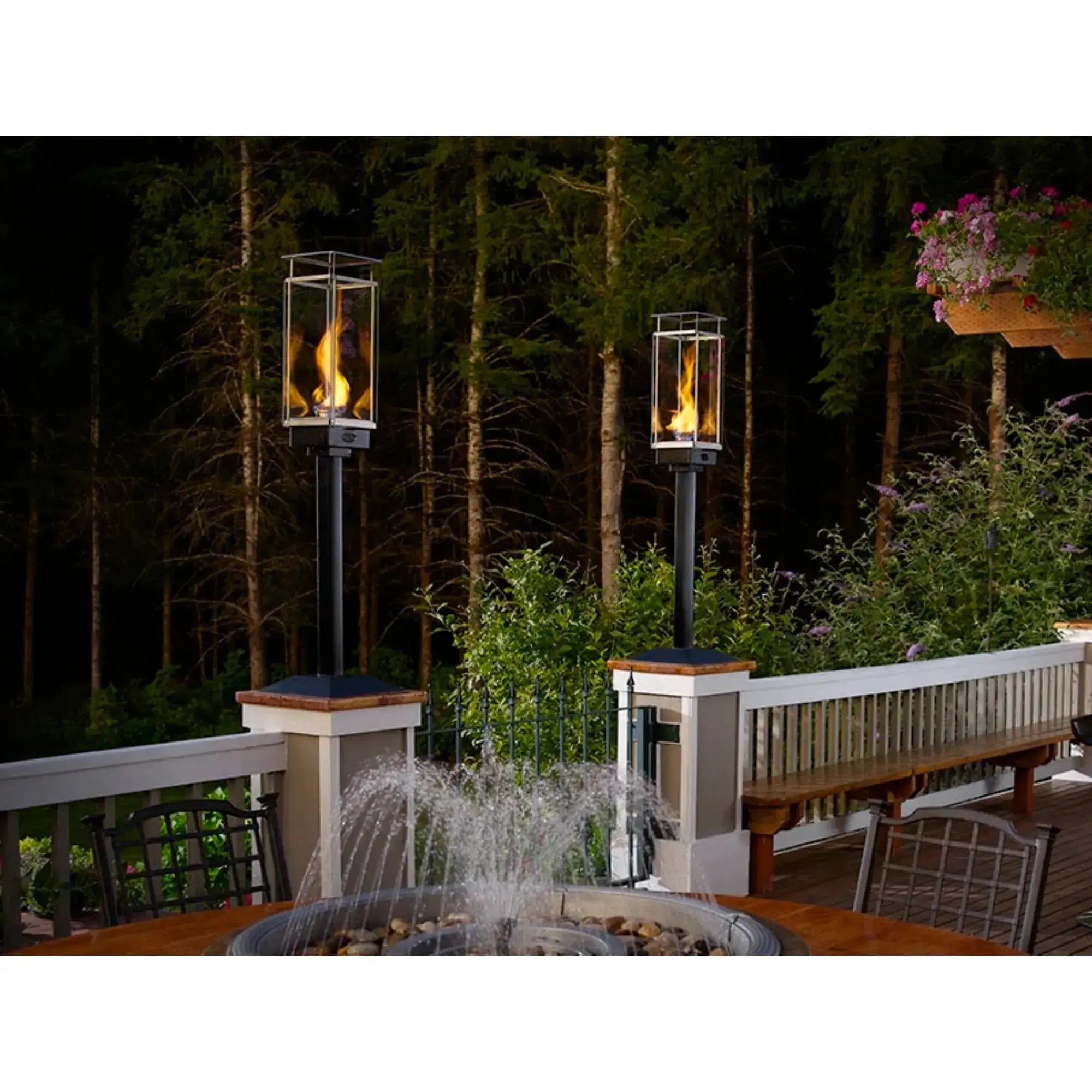 Tempest Torch – 24V Electronic Ignition – Natural Gas Outdoor Gas Flame Torch (Model 94900745) Fire Garden