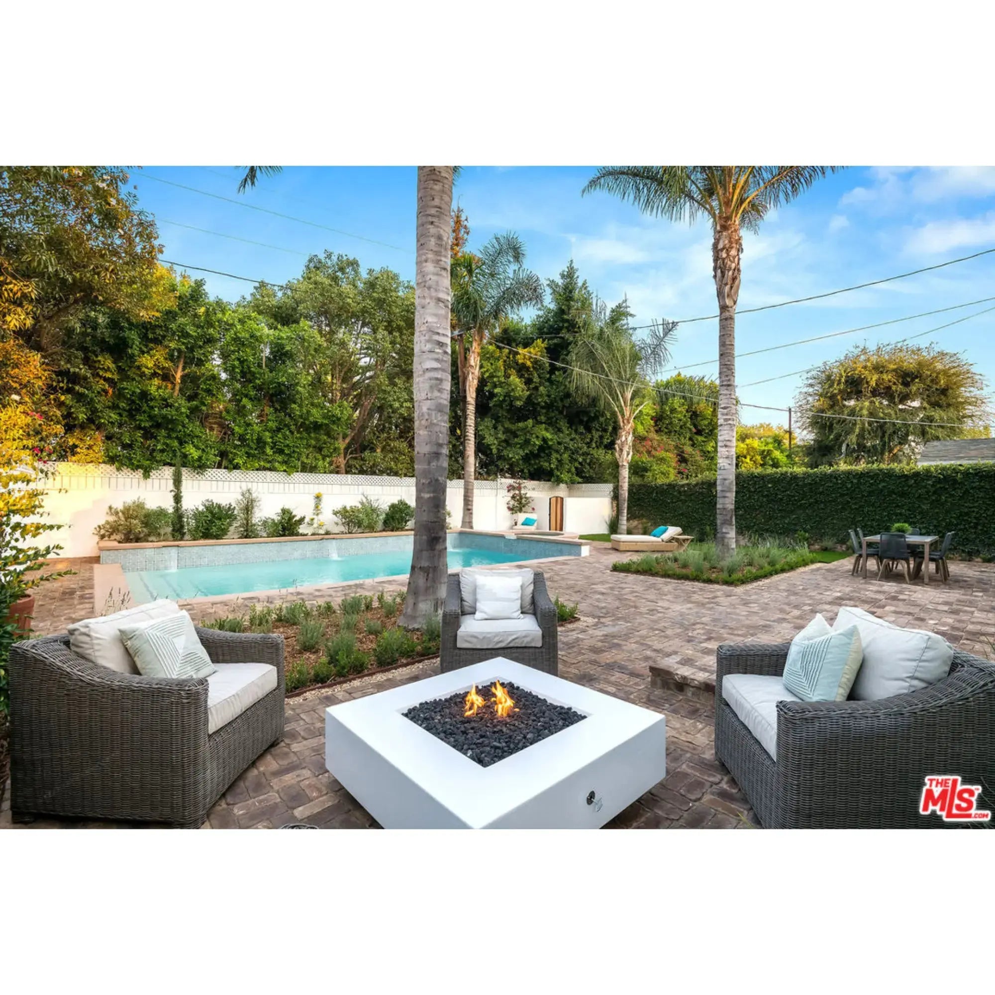 Cabo Square 36" Concrete Gas Fire Pit – The Outdoor Plus The Outdoor Plus