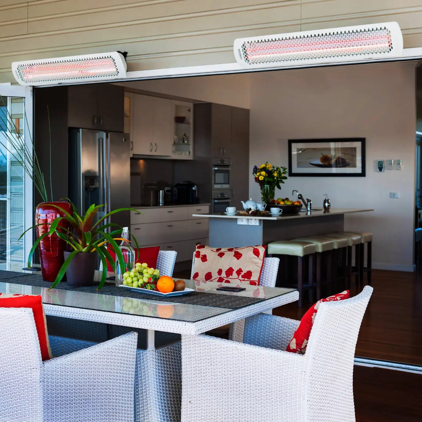 Bromic Tungsten Smart-Heat Electric Patio Heater – 6000W – Wall or Ceiling Mount