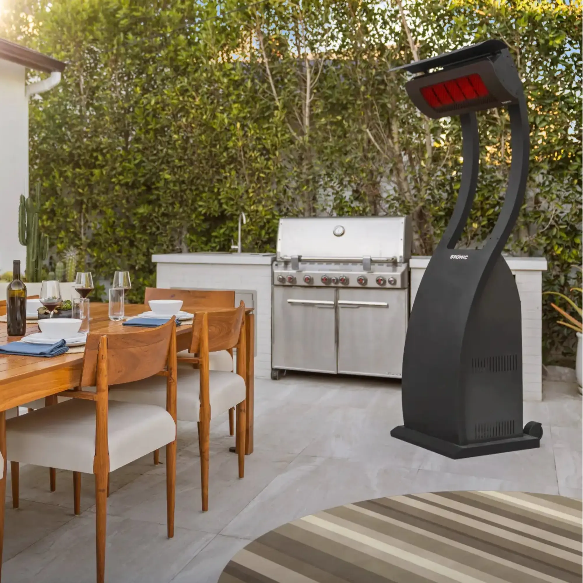 Bromic Tungsten Smart-Heat Freestanding Gas Patio Heater Bromic Heating