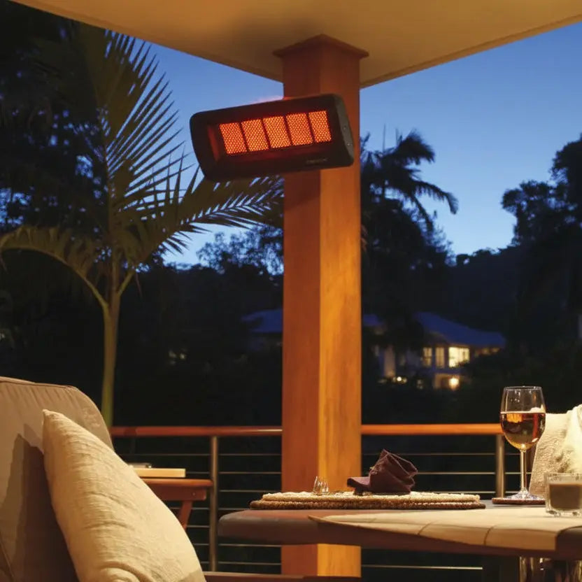 Bromic Tungsten Smart-Heat Gas Heater – 500 Series Wall or Ceiling Mounted Outdoor Patio Heater Bromic Heating