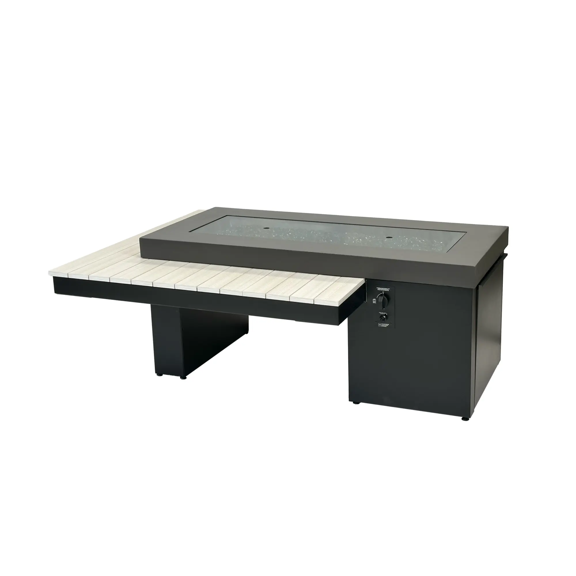 Uptown 63″ Linear Gas Fire Table – The Outdoor GreatRoom Company