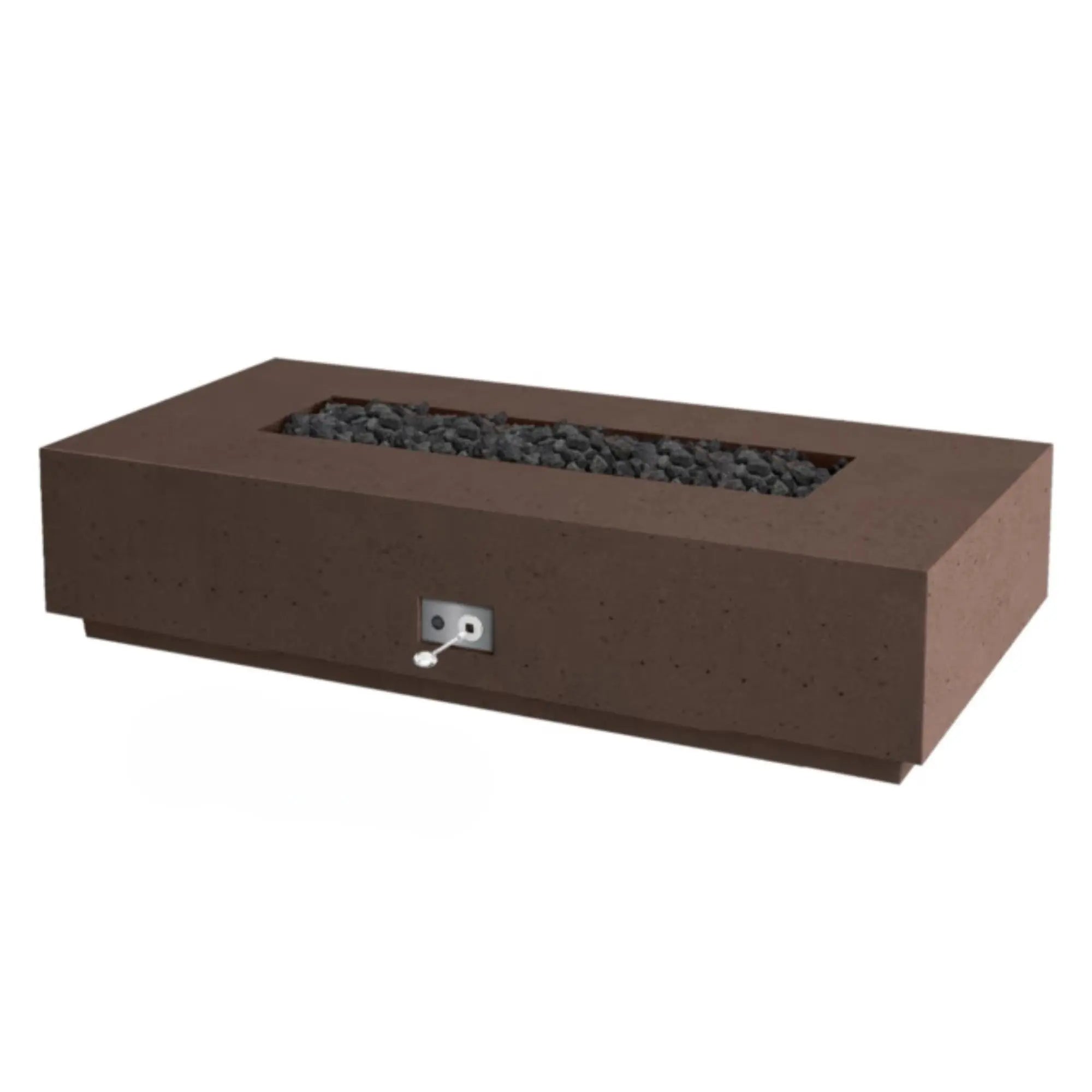 Sanctuary 76″ Rectangular Concrete Gas Fire Table – SAN176 – by Firegear Firegear