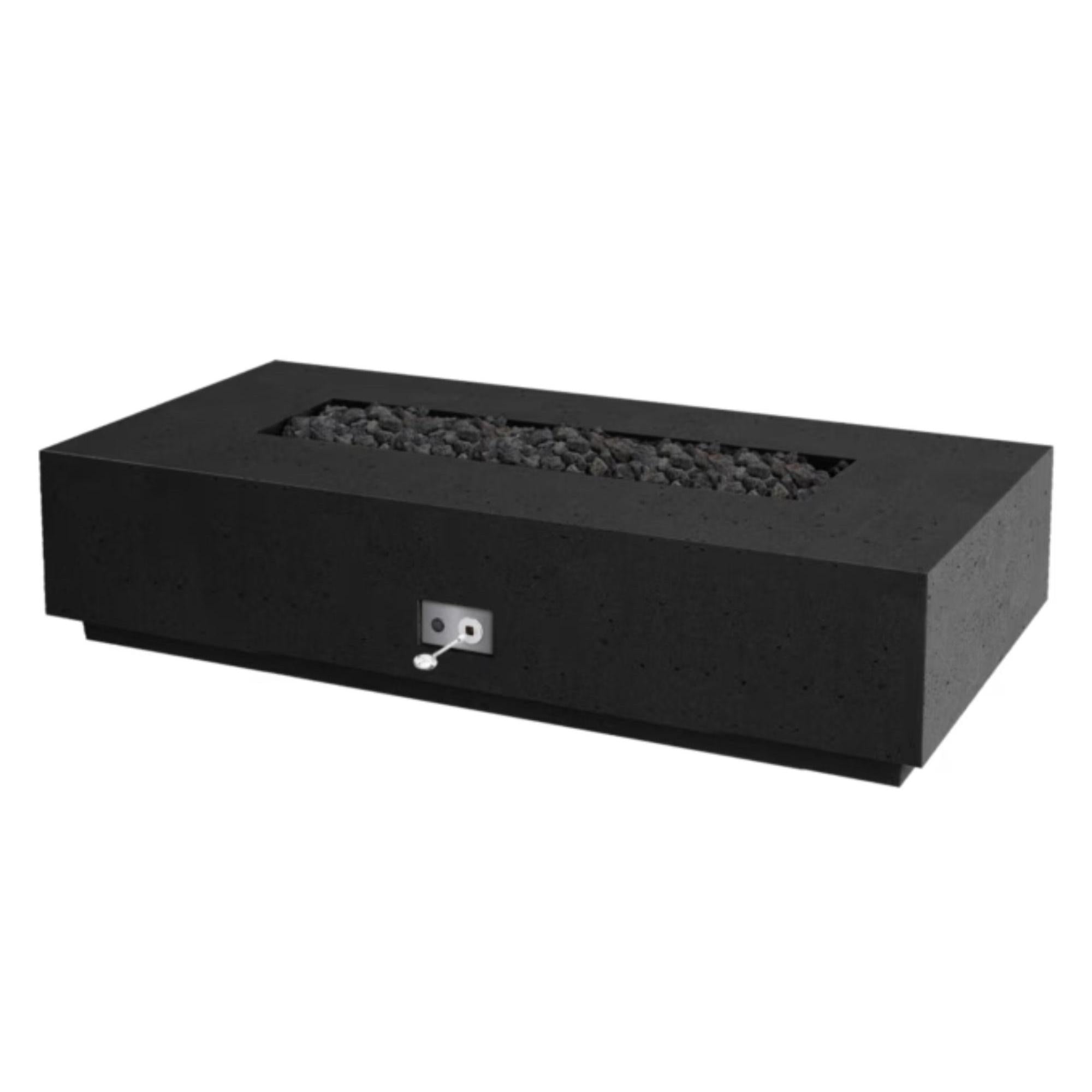 Sanctuary 76″ Rectangular Concrete Gas Fire Table – SAN176 – by Firegear