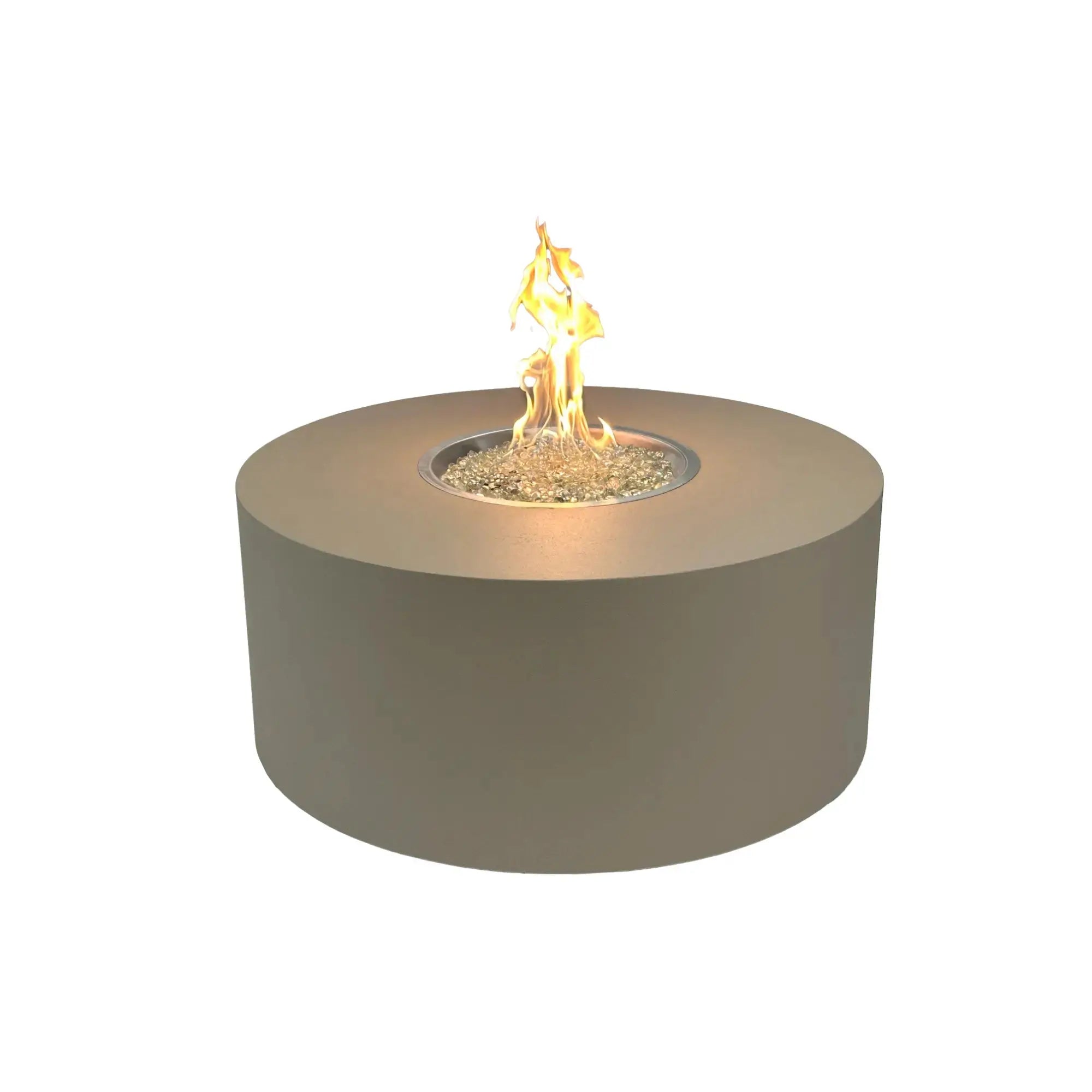 Vosera 48" Round Gas Fire Pit Table – The Outdoor GreatRoom Company The Outdoor GreatRoom Company