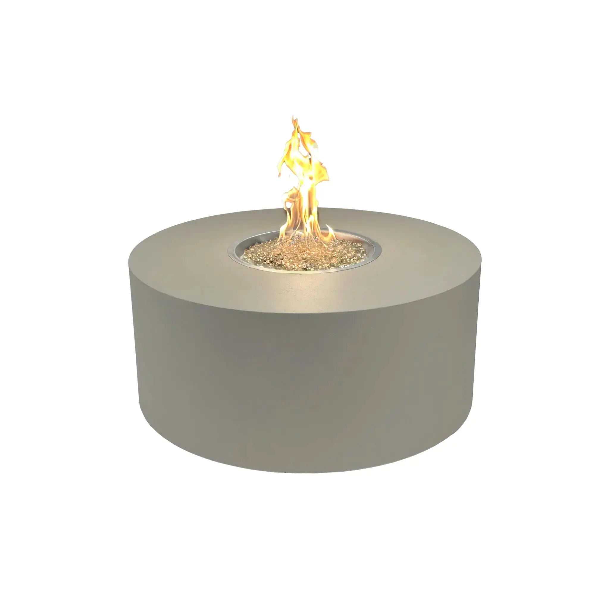 Vosera 48" Round Gas Fire Pit Table – The Outdoor GreatRoom Company The Outdoor GreatRoom Company
