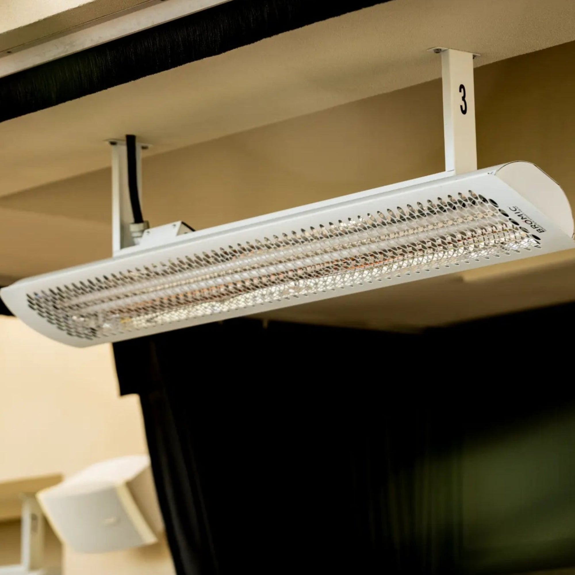 Bromic Tungsten Smart-Heat Electric Patio Heater – 6000W – Wall or Ceiling Mount