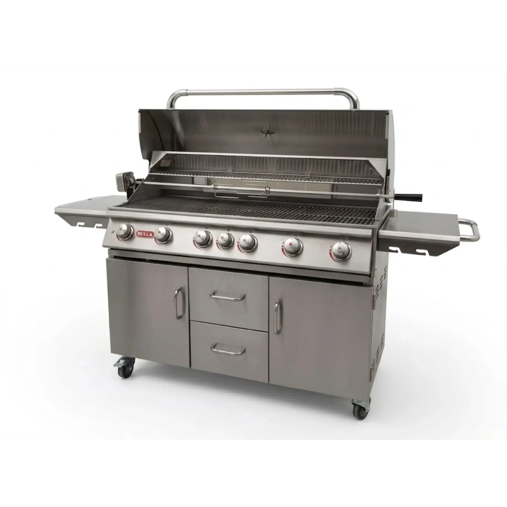 Bull Diablo 46-Inch 6-Burner Freestanding Gas Grill with Cart Bull