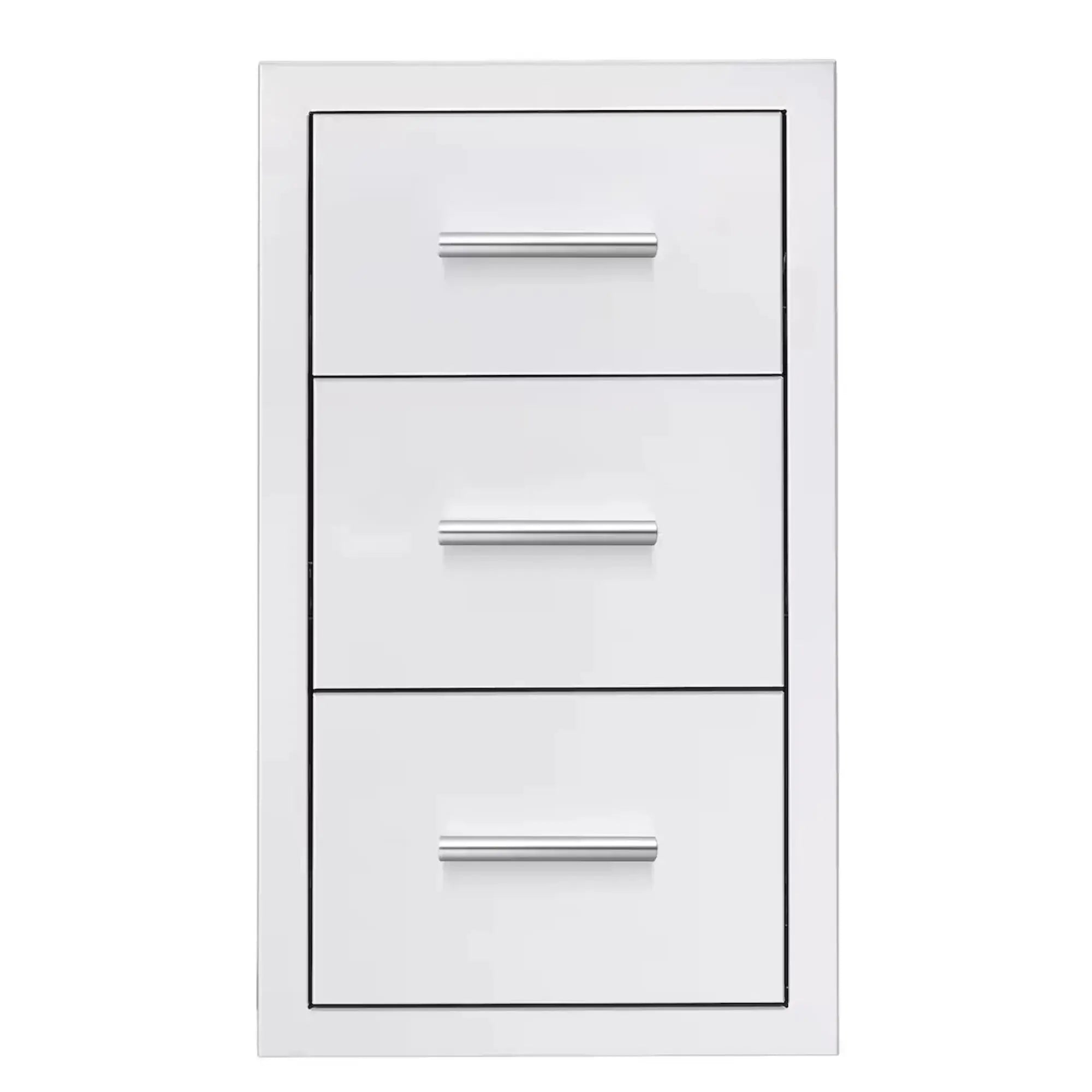 Summerset 17" Triple Drawer — 304 SS, Soft-Close, Full Extension | DR3-17 Summerset