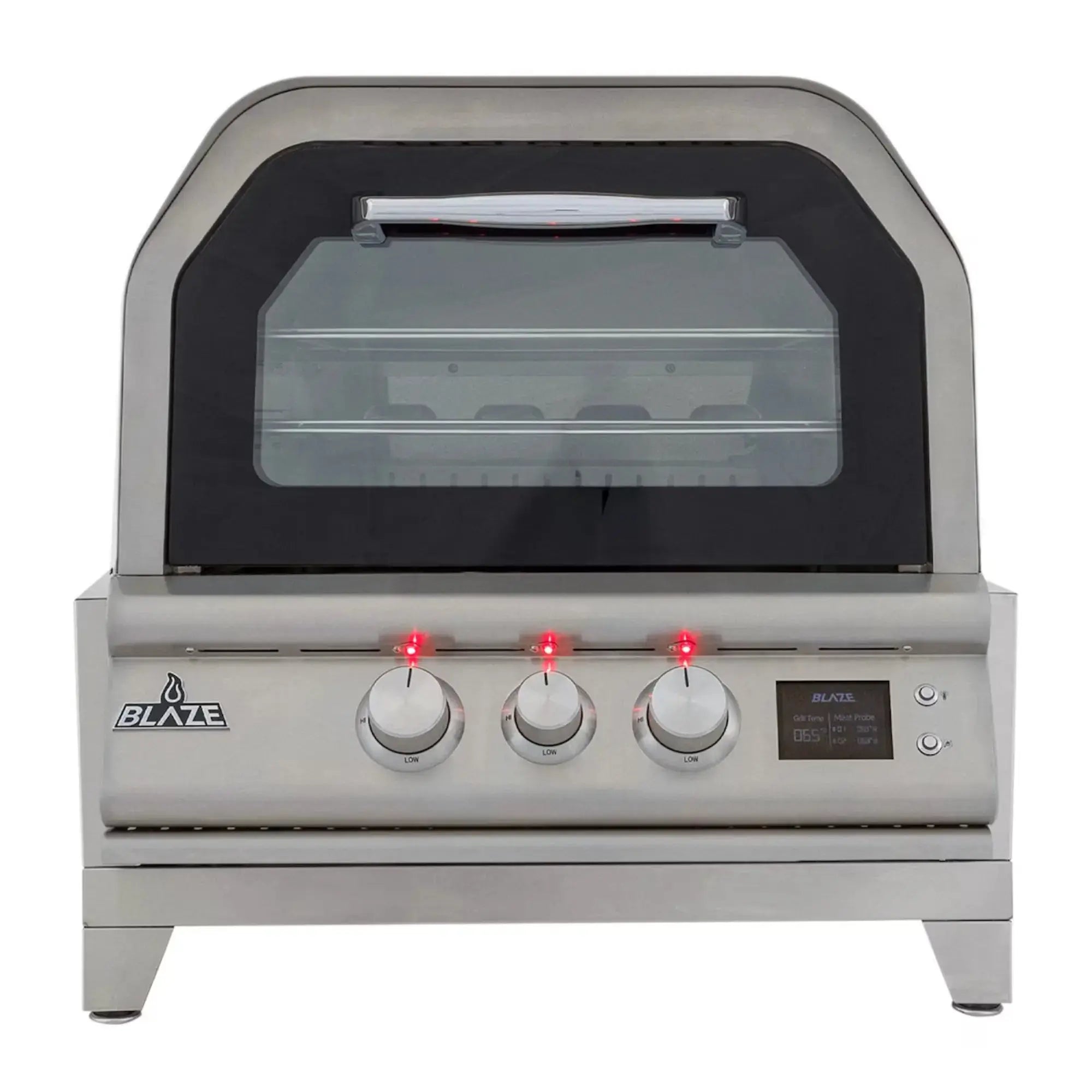 Blaze 26-Inch Countertop Pizza Oven with Bluetooth Probes, Rotisserie & Sleeve Blaze