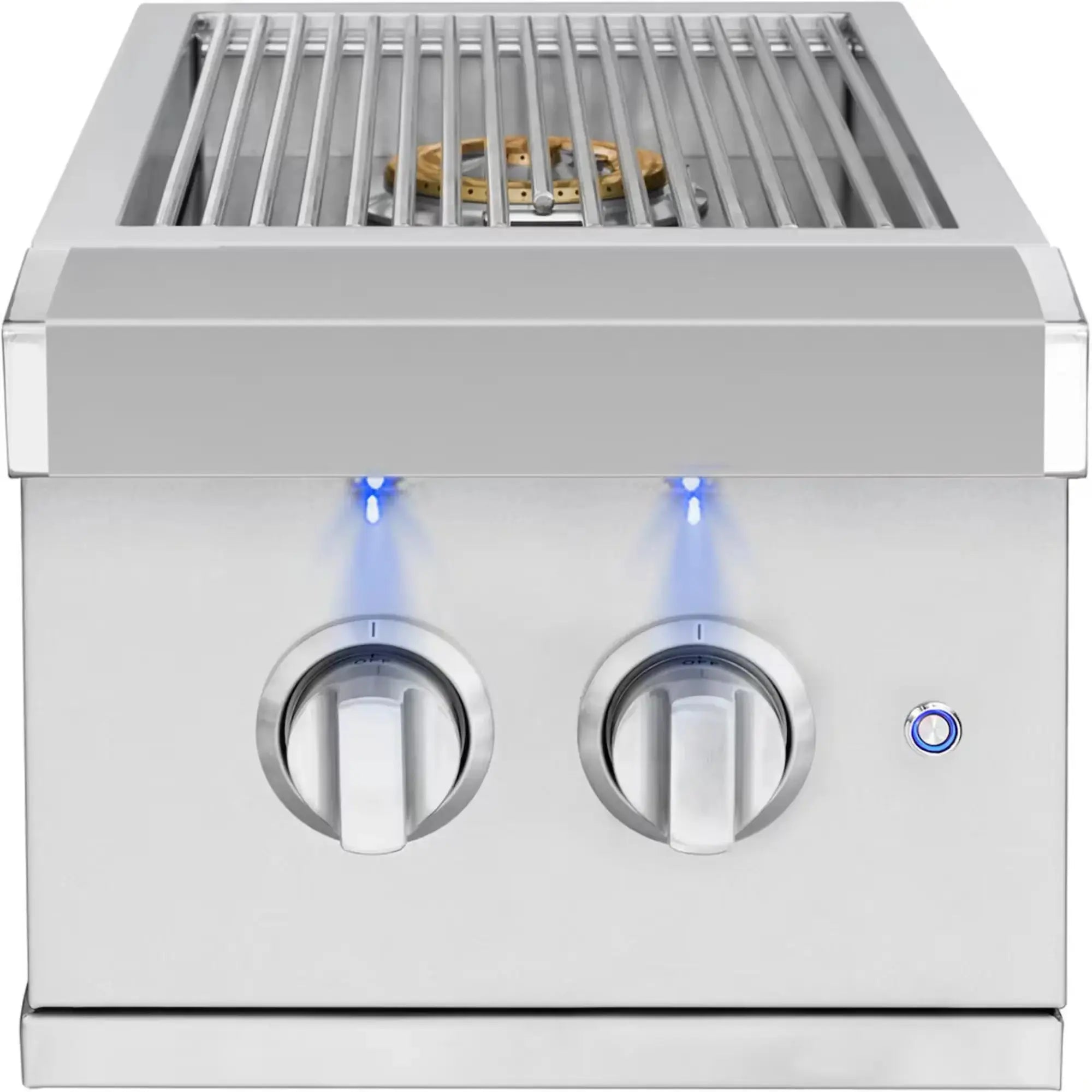 American Made Grills Atlas Double Side Burner — 28,000 BTU w/ Independent Controls & LED Lighting | ATSSB2 American Made Grills
