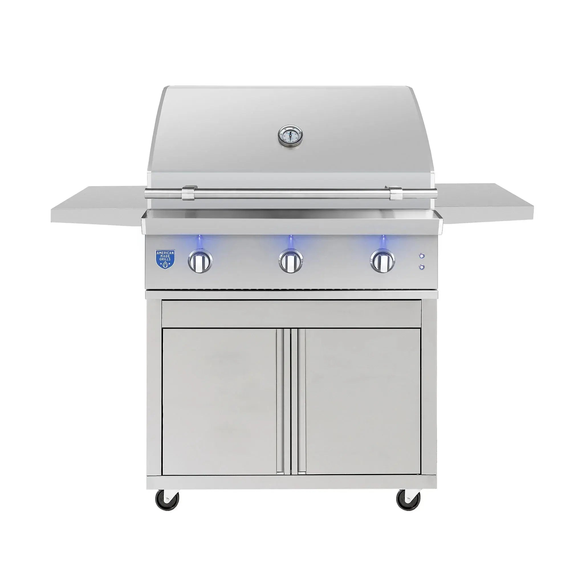 American Made Grills Atlas 36-Inch Freestanding Gas Grill — 49,500 BTU w/ Cart | Made in USA American Made Grills