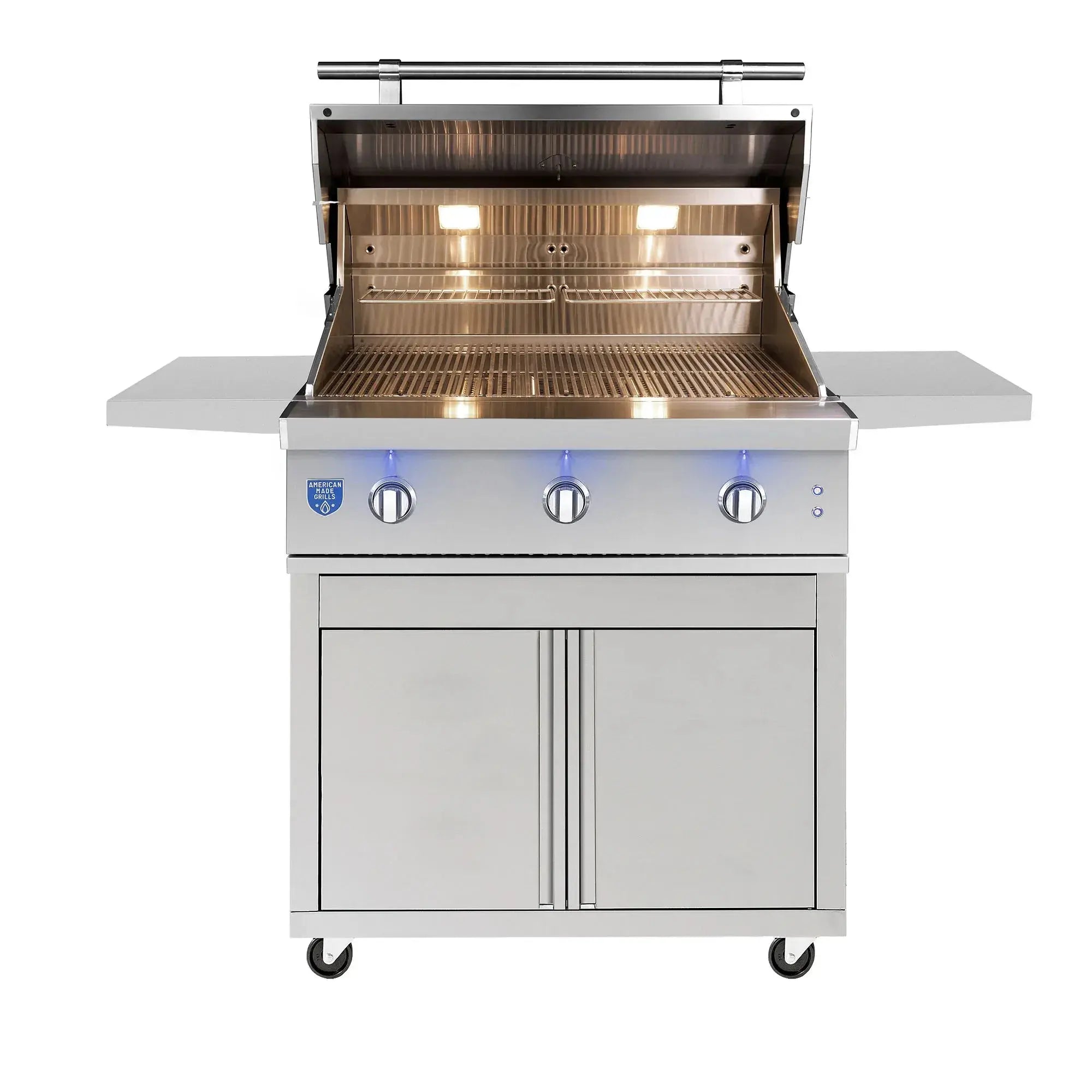 American Made Grills Atlas 36-Inch Freestanding Gas Grill — 49,500 BTU w/ Cart | Made in USA American Made Grills