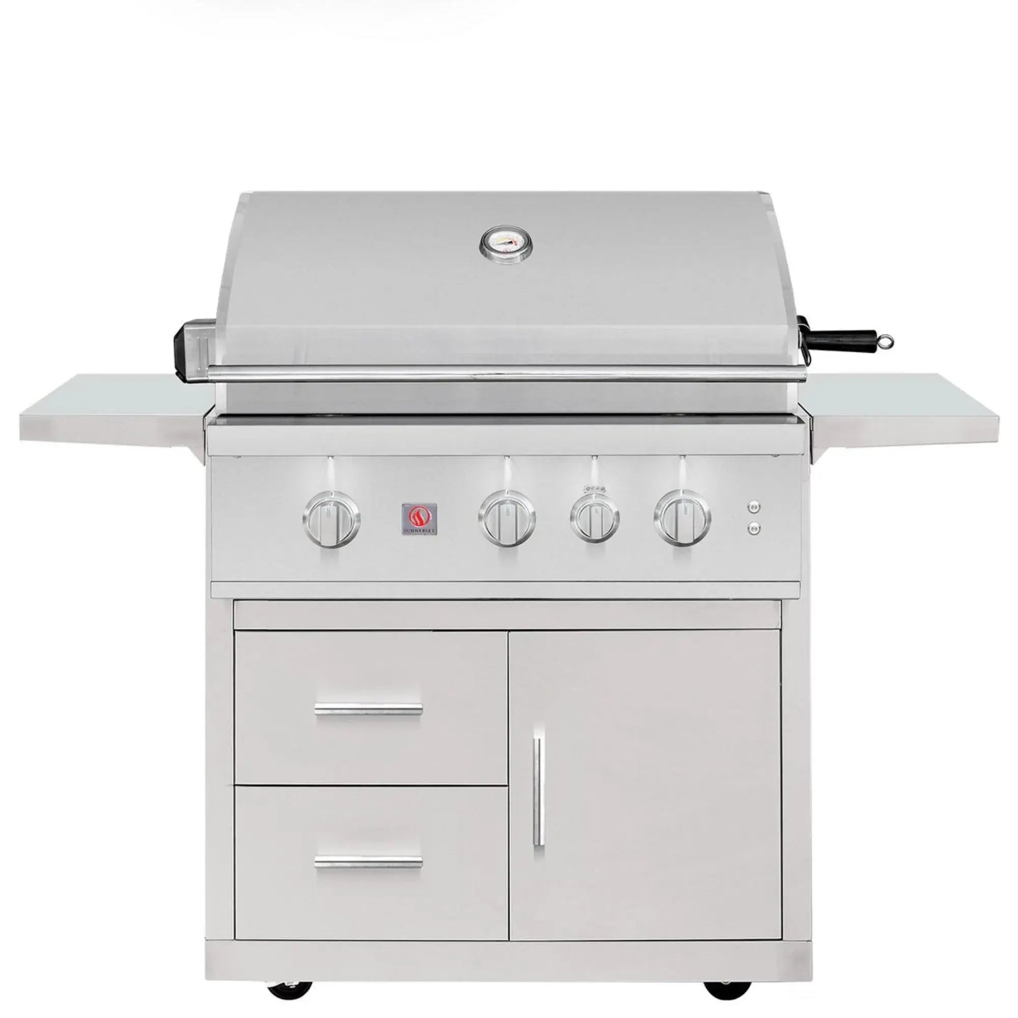 Summerset TRL Pro 32" 3-Burner Freestanding Gas Grill w/ Cart — 75,000 BTU | TRLPRO32 Summerset