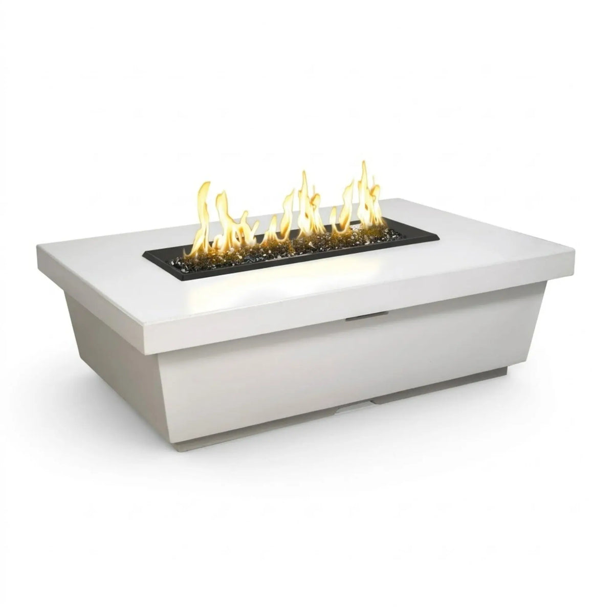 American Fyre Designs Contempo Rectangle 52" GFRC Gas Fire Pit Table American Fyre Designs